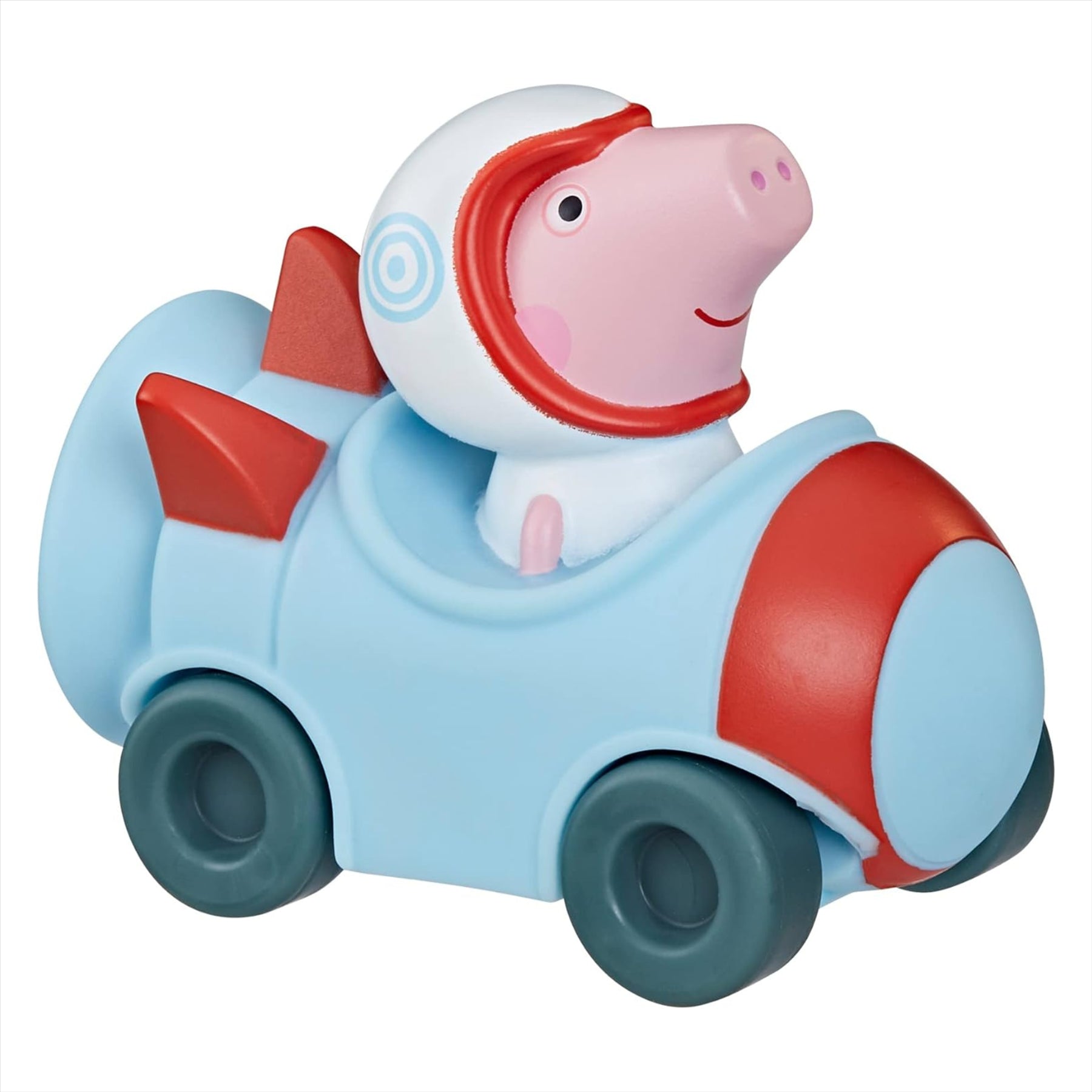 Peppa Pig Little Buggies - Peppa Pig Astronaut Figure In Rocketship Toy Vehicle - Toptoys2u