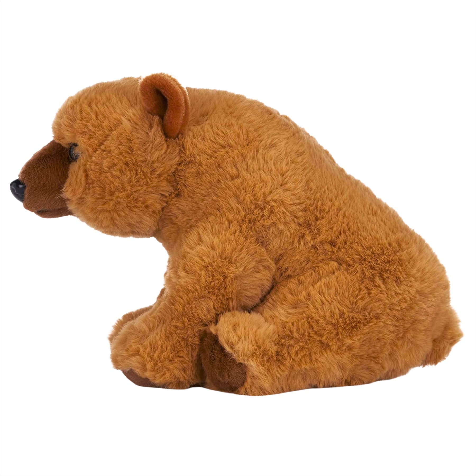 Posh Paws Around the World Animals Collection Grizzly Bear Super Soft Plush Toy 20cm 8" - Toptoys2u