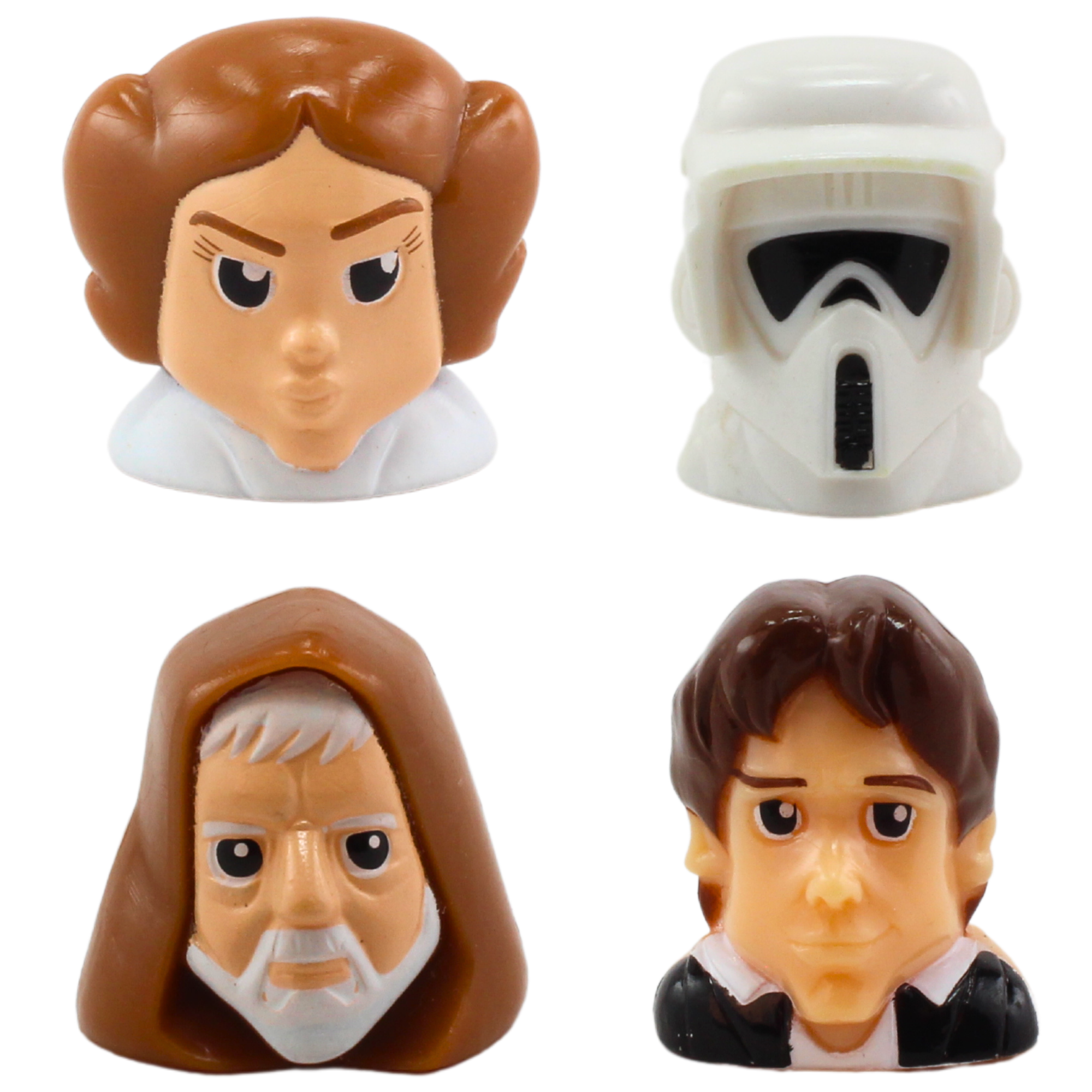 Star Wars Wikkeez Collectible 2.5-3cm Miniature Toy Figure Heads Blind Bag - Pack of 10 Bags - 2 Figures per Bag - Toptoys2u