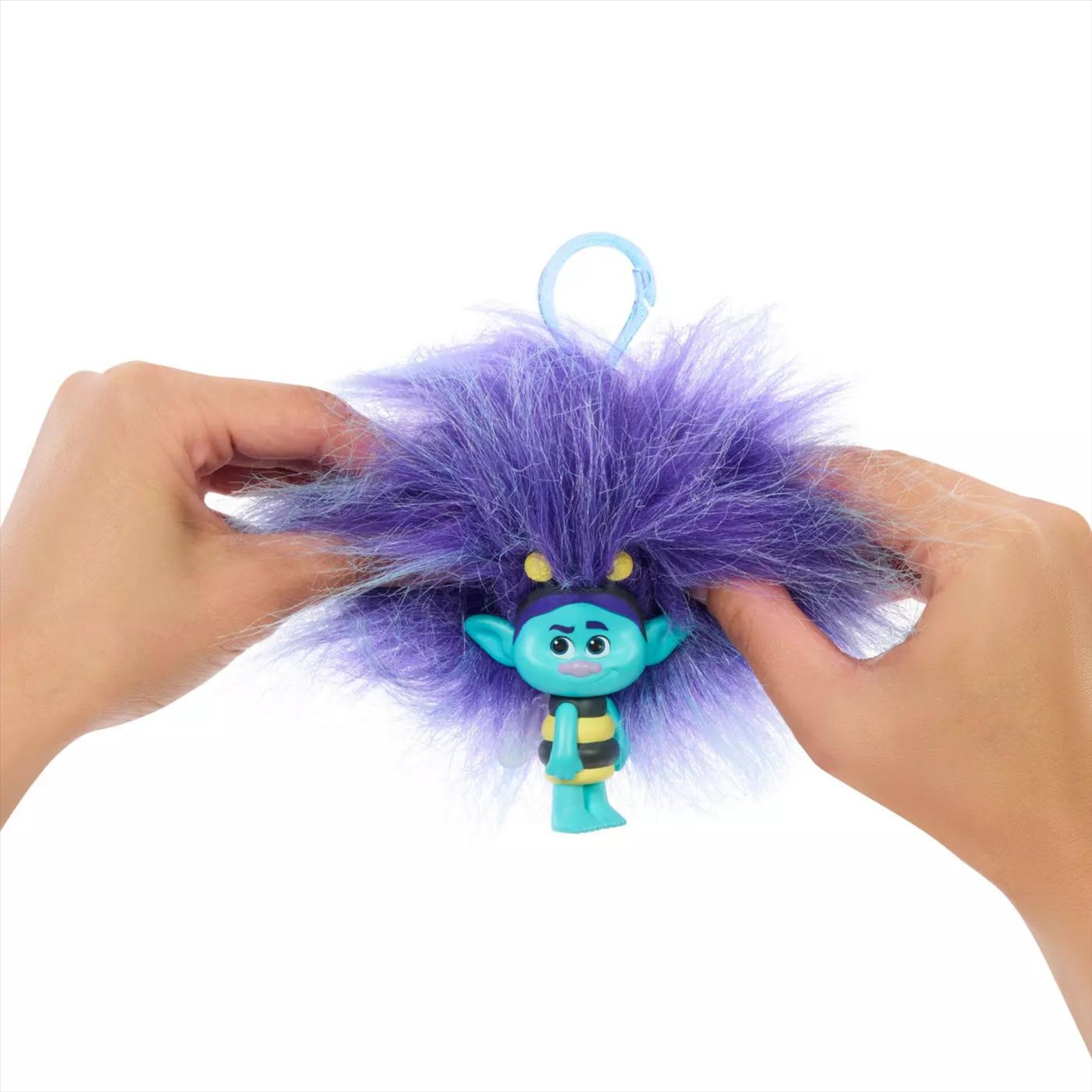 Trolls Pom Poms Series 2 Keyclip Toy Figure Identified Set - Pack of 4 - Toptoys2u