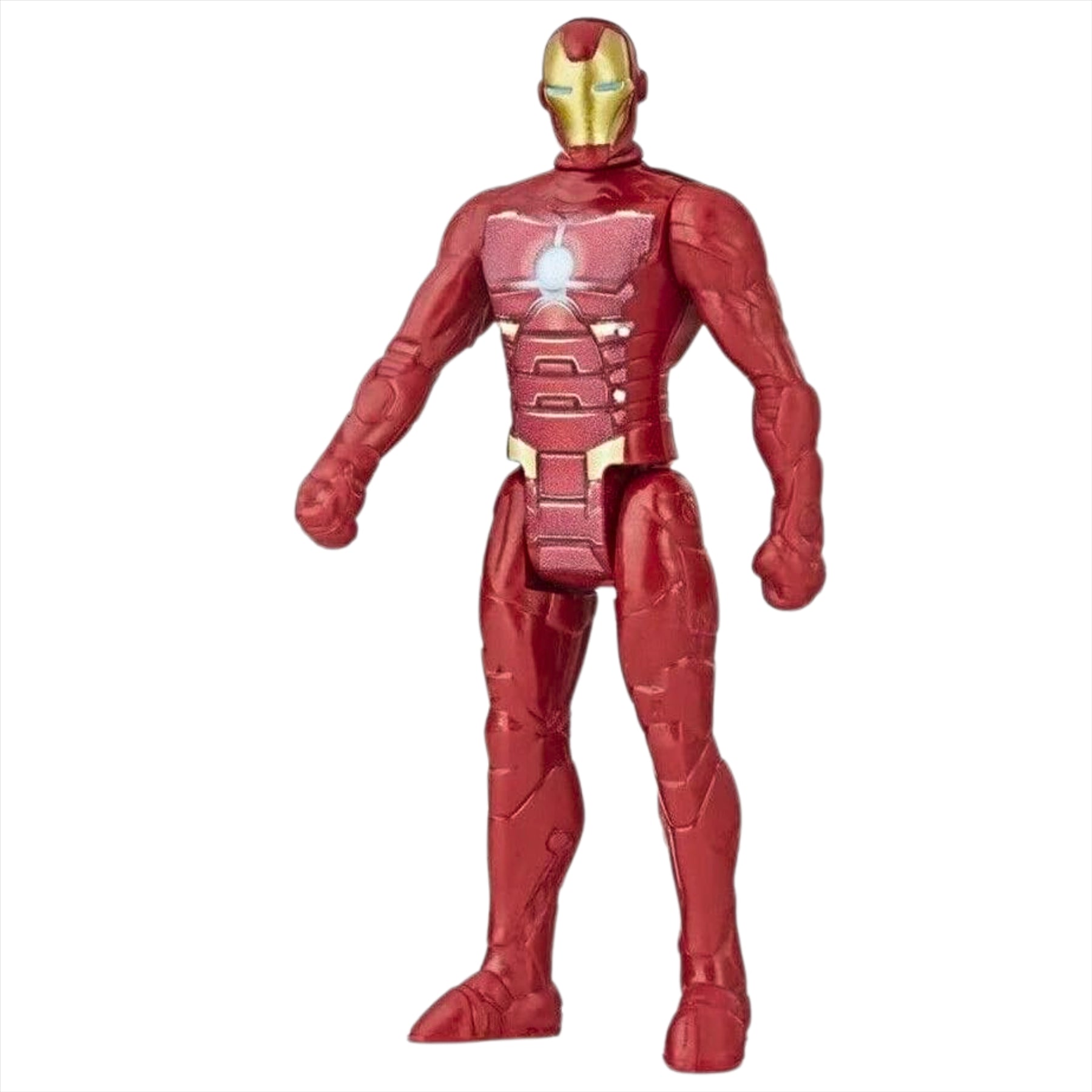 Marvel Avengers Captain America and Iron Man Miniature Articulated 9.5cm Toy Action Figures Bundle - Pack of 2