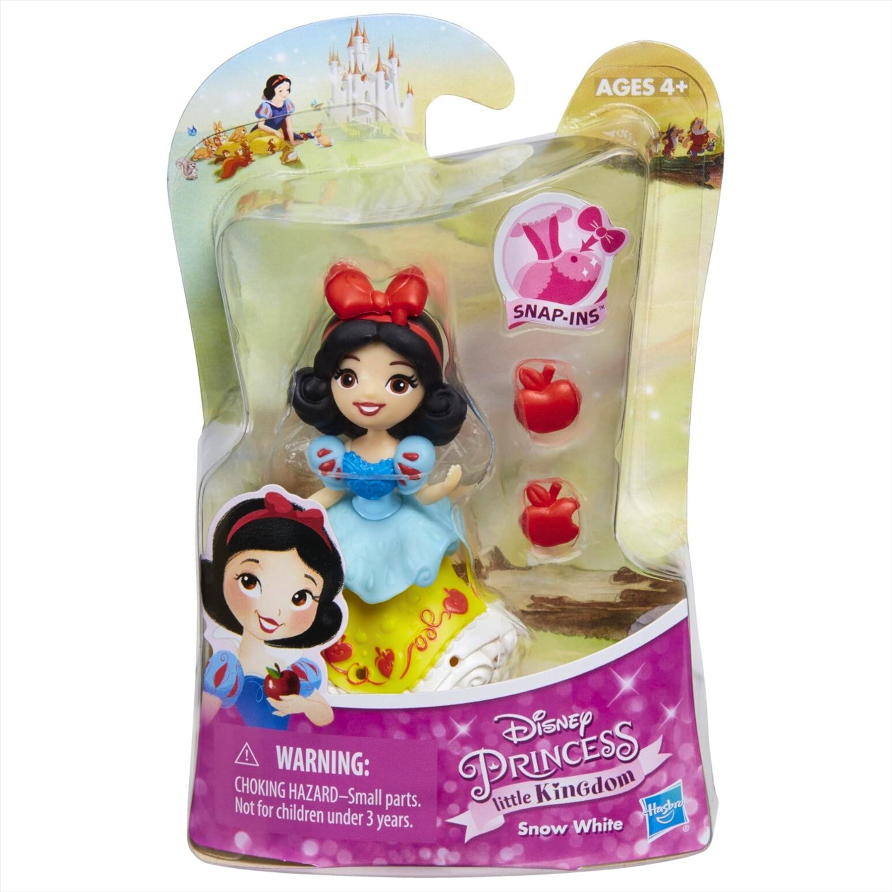 Disney Princess Little Kingdom Snow White 8cm Miniature Play Figure Toy with Accessories - Toptoys2u