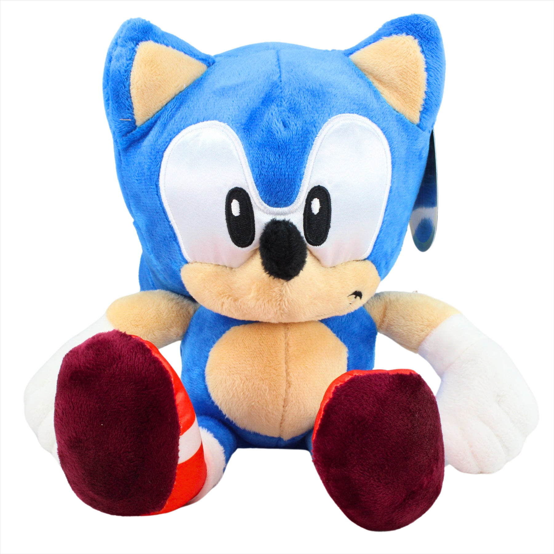 Sonic the Hedgehog Super Soft Sonic 30cm Gift Quality Plush Toy Figure - Toptoys2u