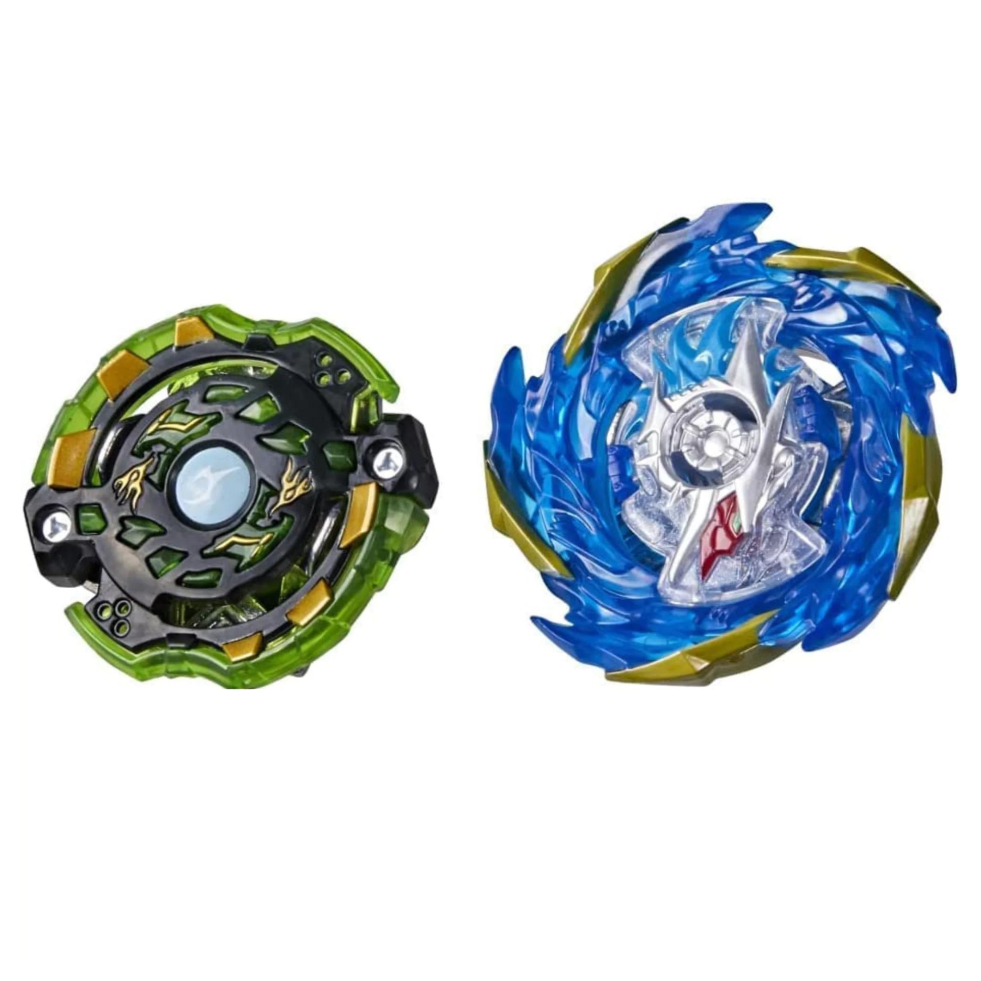 Beyblade Burst Surge Speedstorm - Evo Helios Blazebringer, Jormuntor J6 & Origin Achilles A6, Tyros T6 - Toptoys2u