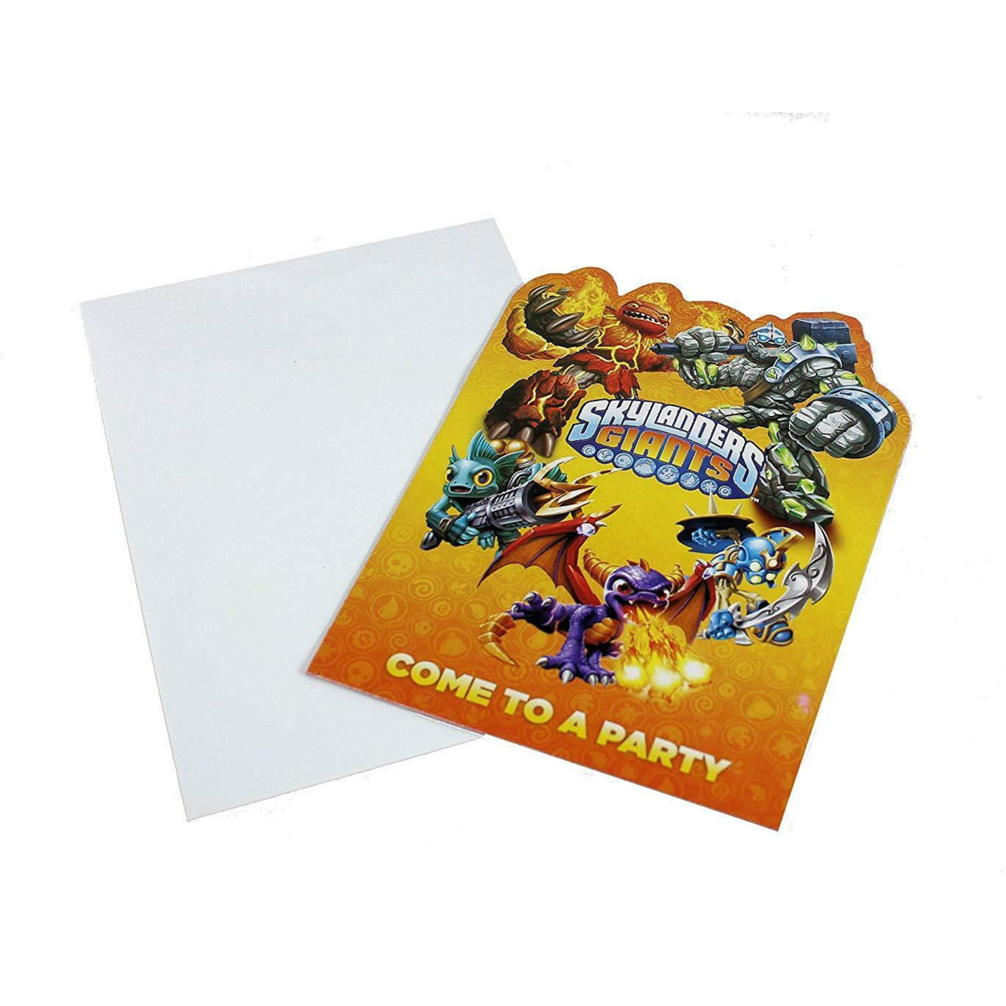 Pack of 6 Skylanders Giants Party Invites Invitations Cards With Envelopes - Toptoys2u