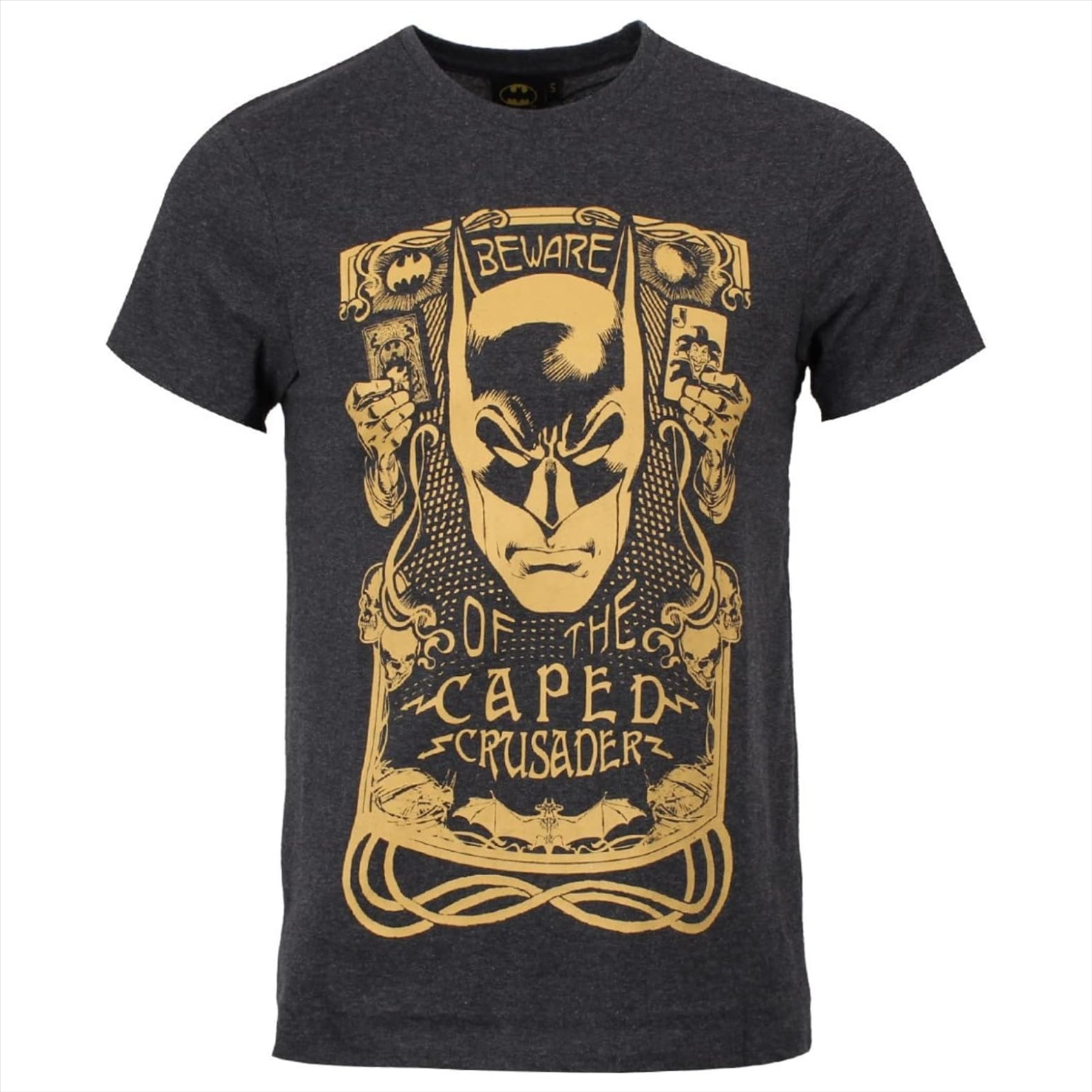 DC Comics Batman Caped Crusader Graphic T-Shirt - Large - Toptoys2u