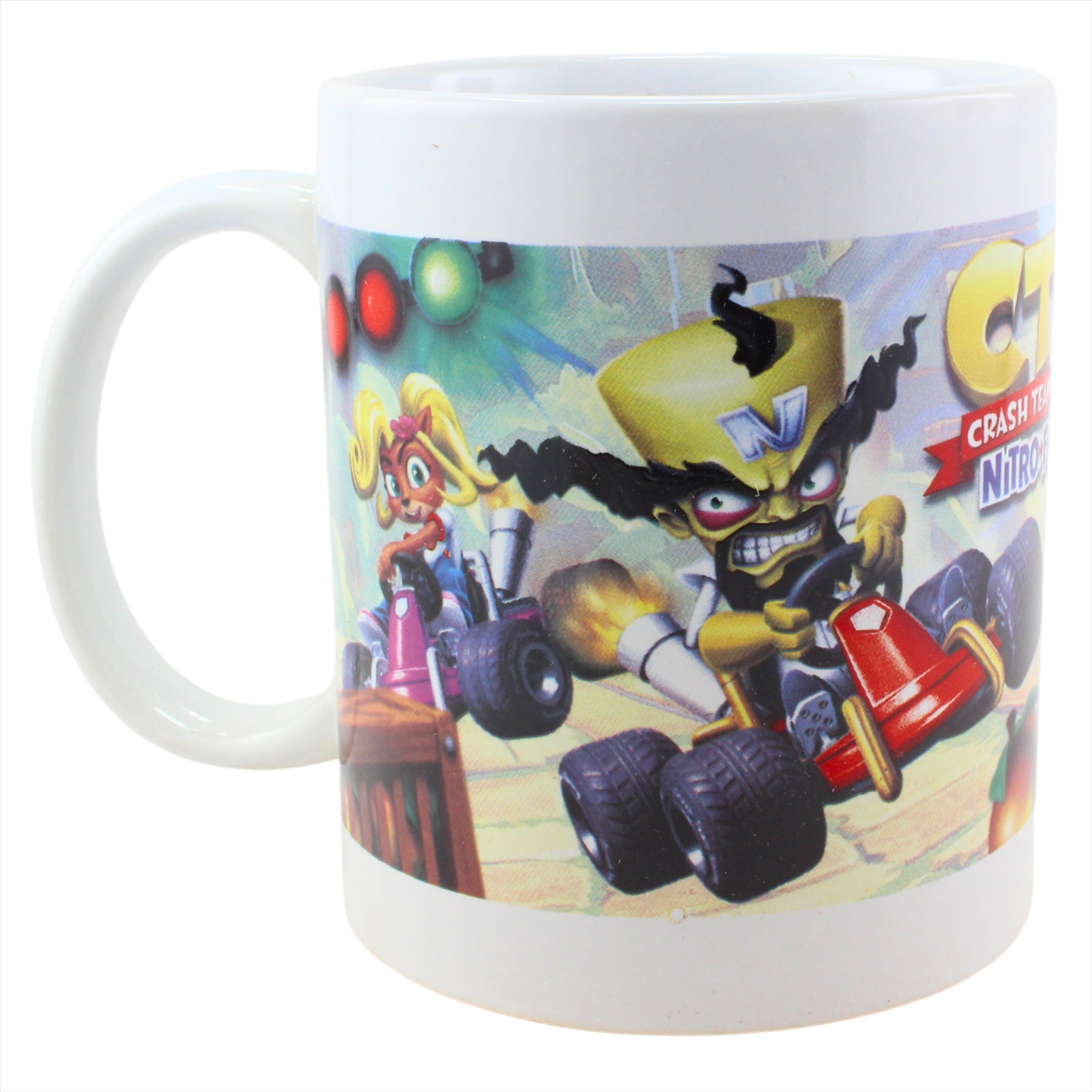 Crash Bandicoot Video Game 315ml Coffee Mug - CTR Nitro Fueled Neo Cortex - Toptoys2u