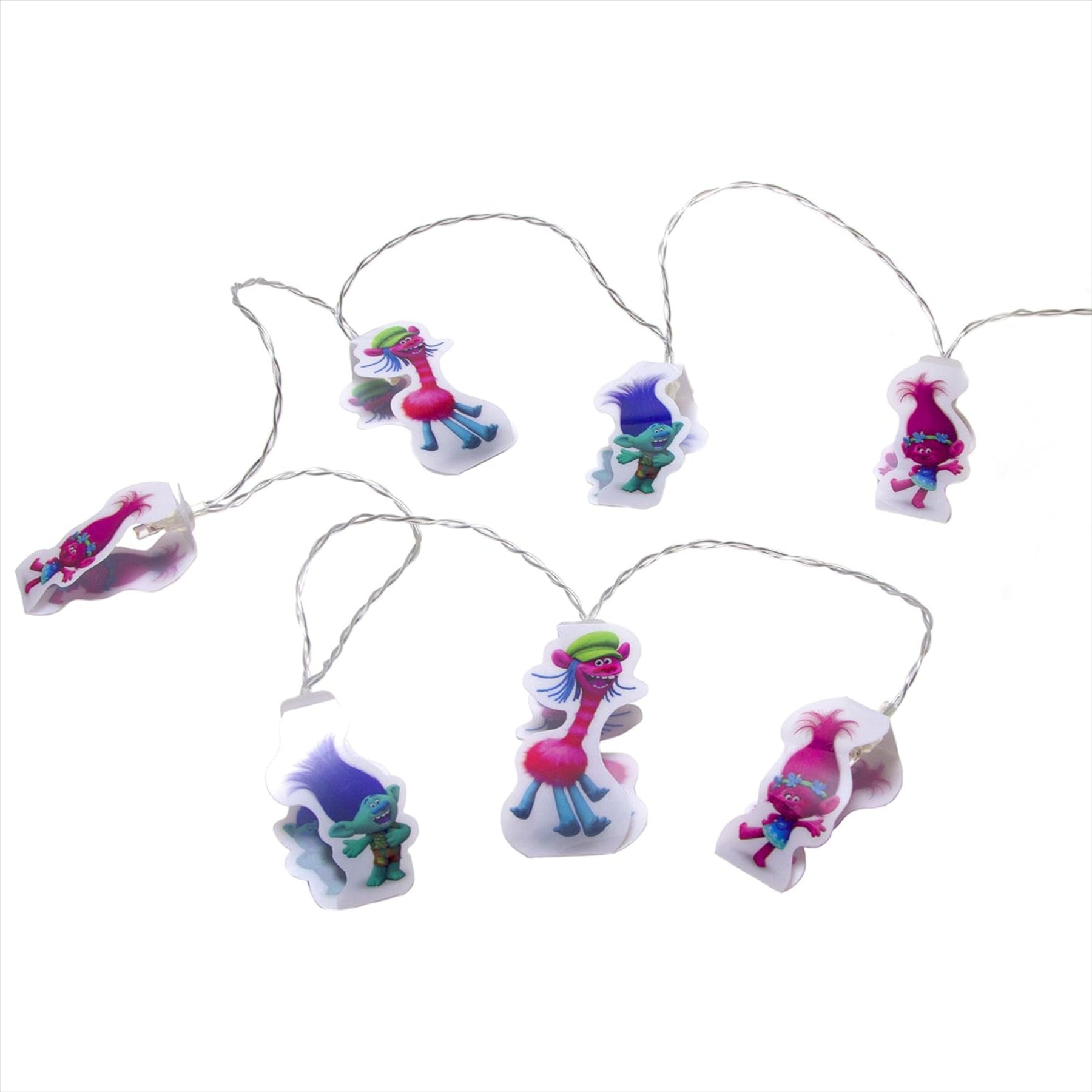 Trolls String Character Decorative LED Lights - 2.8 Metre Cable - Toptoys2u