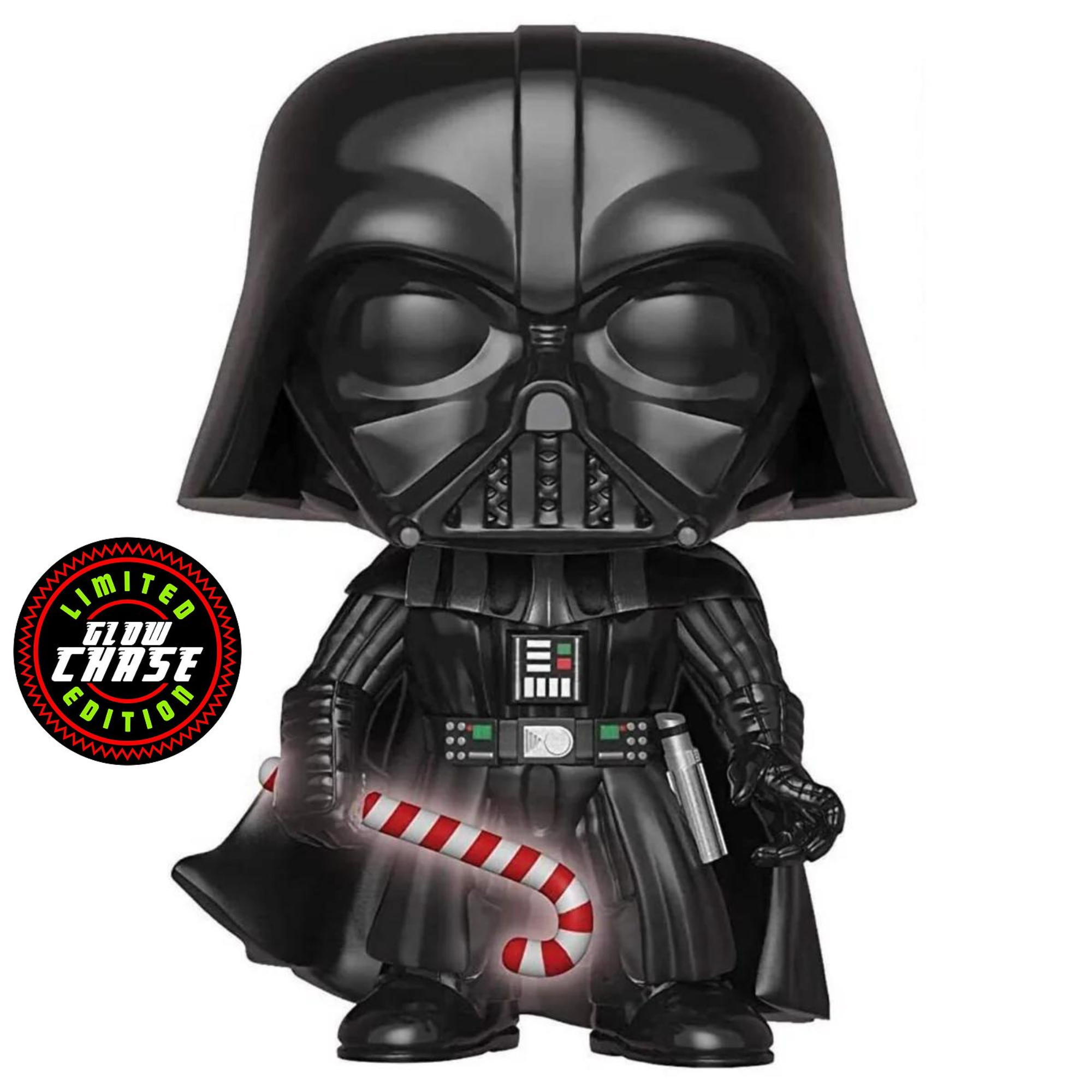 Funko POP! Star Wars: Darth Vader Glow Chase Limited Edition Vinyl Figure Bobblehead with Glow in the Dark Candy Cane - Toptoys2u