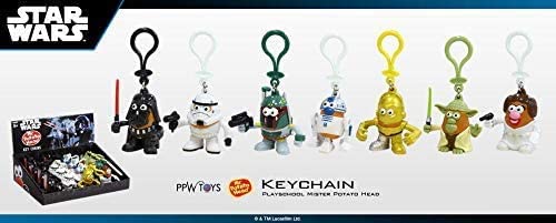 Star Wars Mr Potato Head Boba Fett 6cm Mini Figure Keychain - Toptoys2u