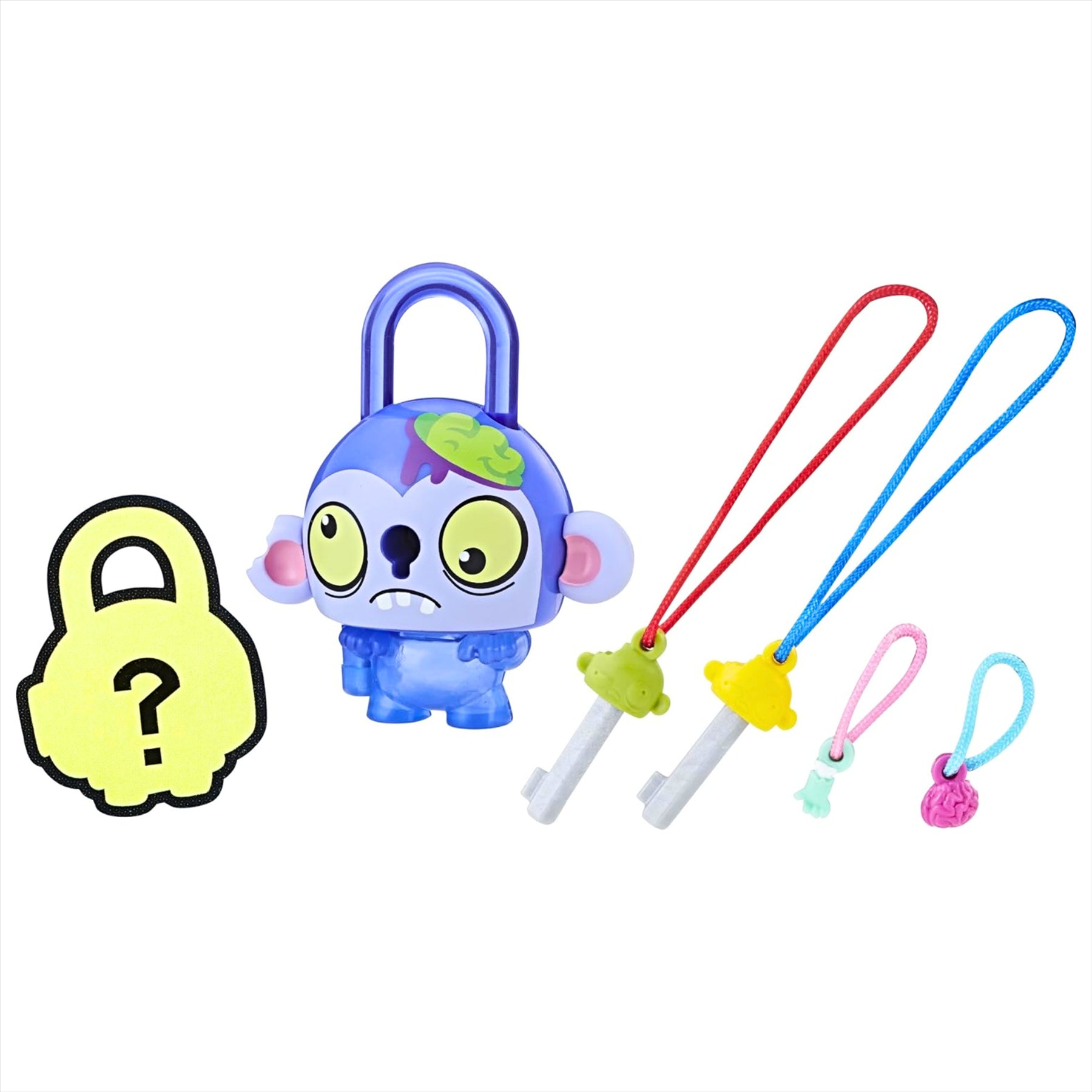 Lock Stars Series 1 Gross Brain Collectible Miniature 7cm Toy Figure Lock-On Clip with Accessories - Toptoys2u