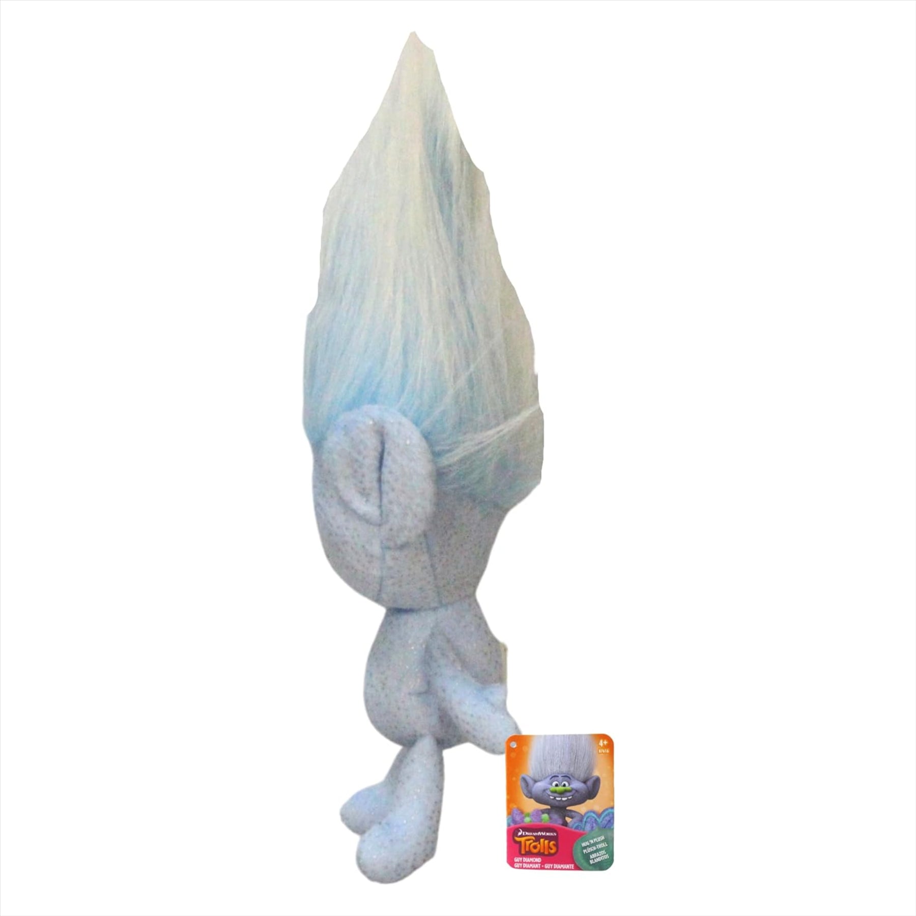 Trolls Soft Plush Toy 11" 28cm Twin Packs - Guy Diamond & Fuzzbert - Toptoys2u