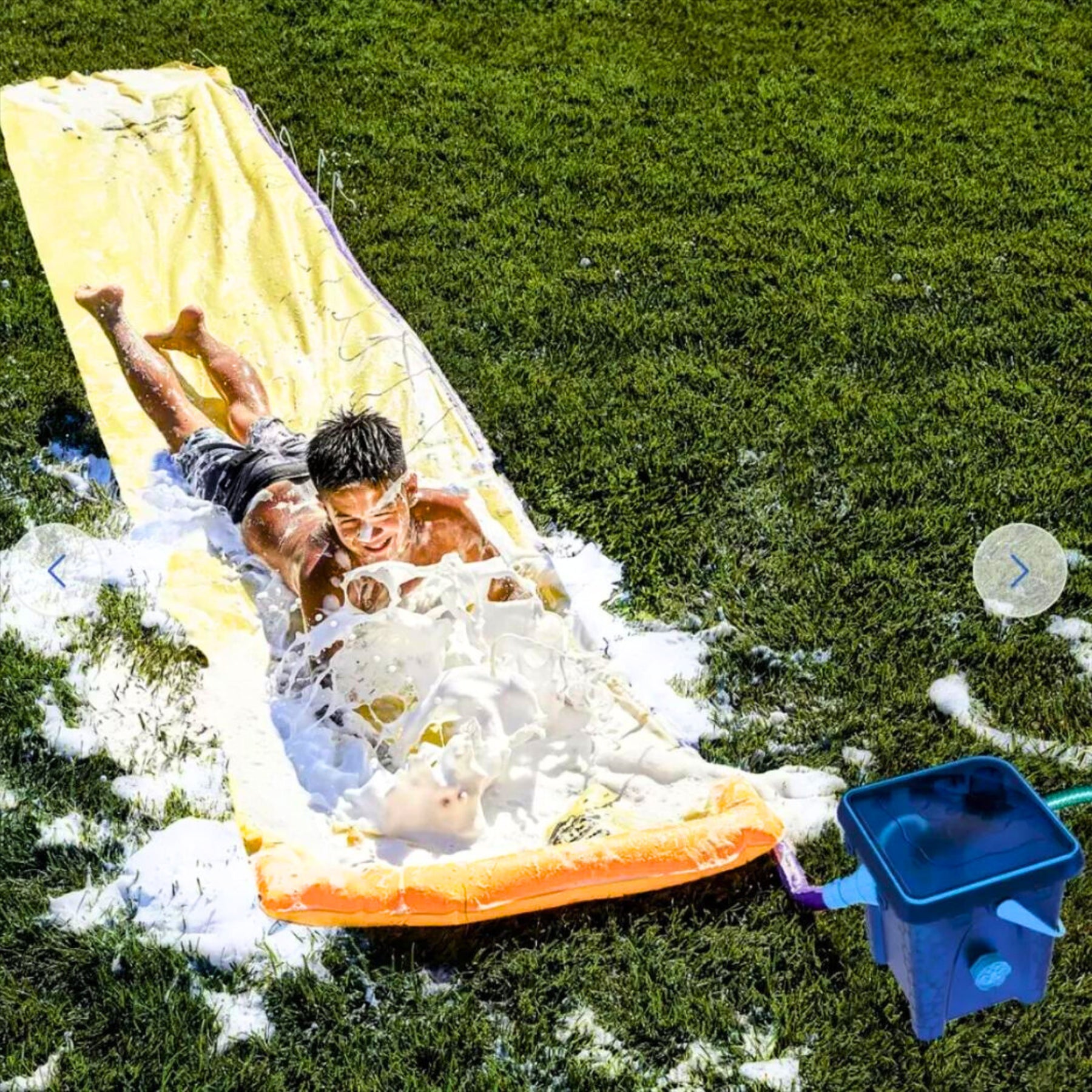 Wham-O Foam Party and Slip'N Slide Inflatable Outdoor Waterslide Set - Toptoys2u