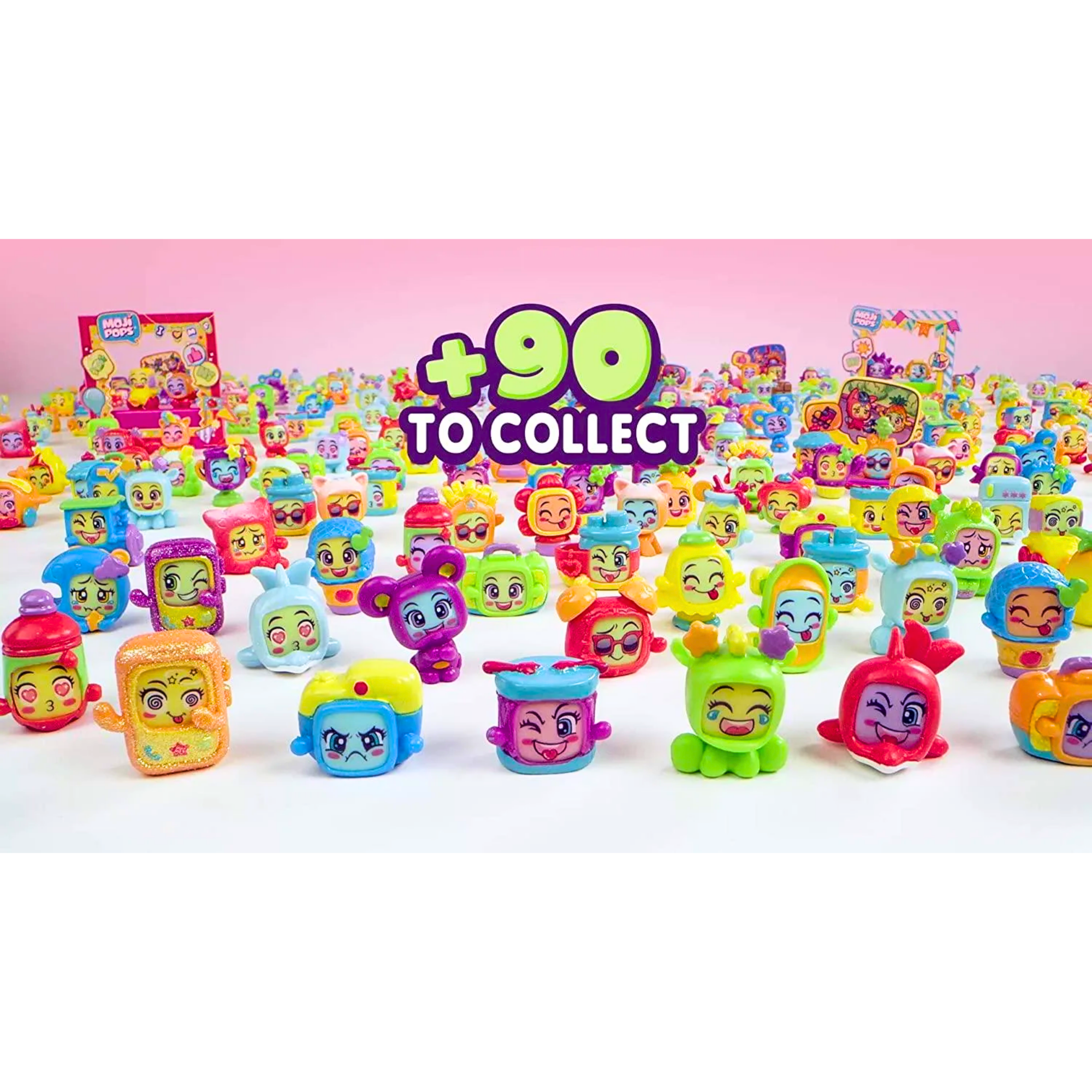 Moji Pops Series 1 Collectible Mystery Miniature Toy Figure Blind Bag - Toptoys2u