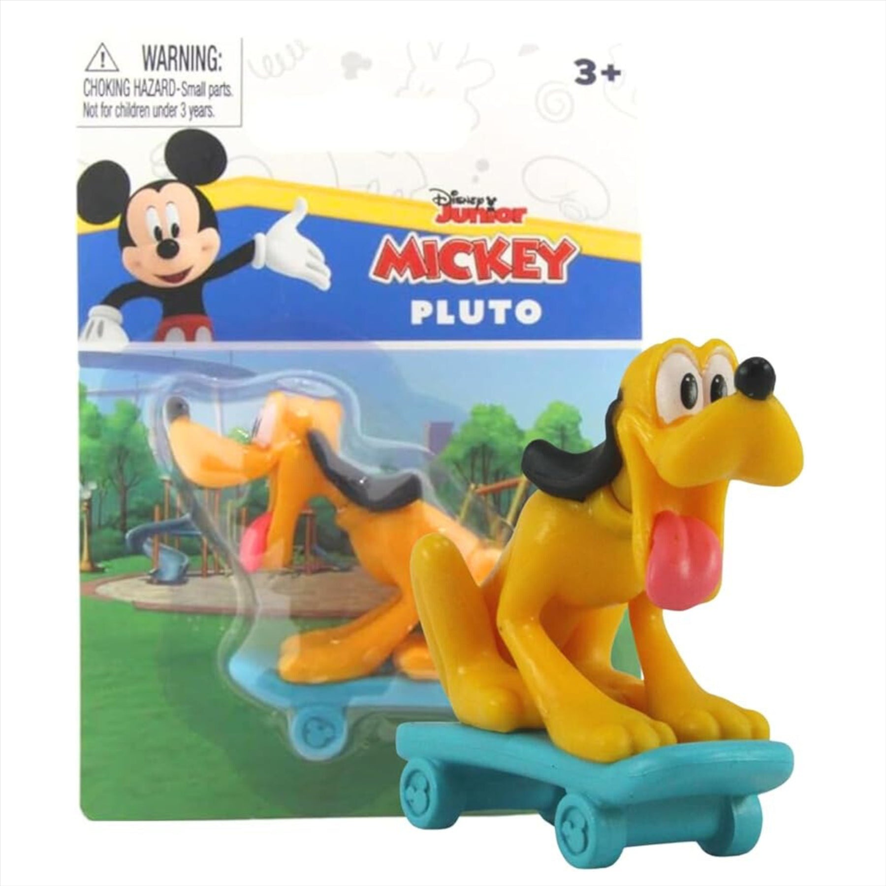 Disney Mickey Mouse, Pluto, and Donald Duck 6cm Collectible Miniature Figures Perfect as Cake Toppers - Pack of 4 - Toptoys2u