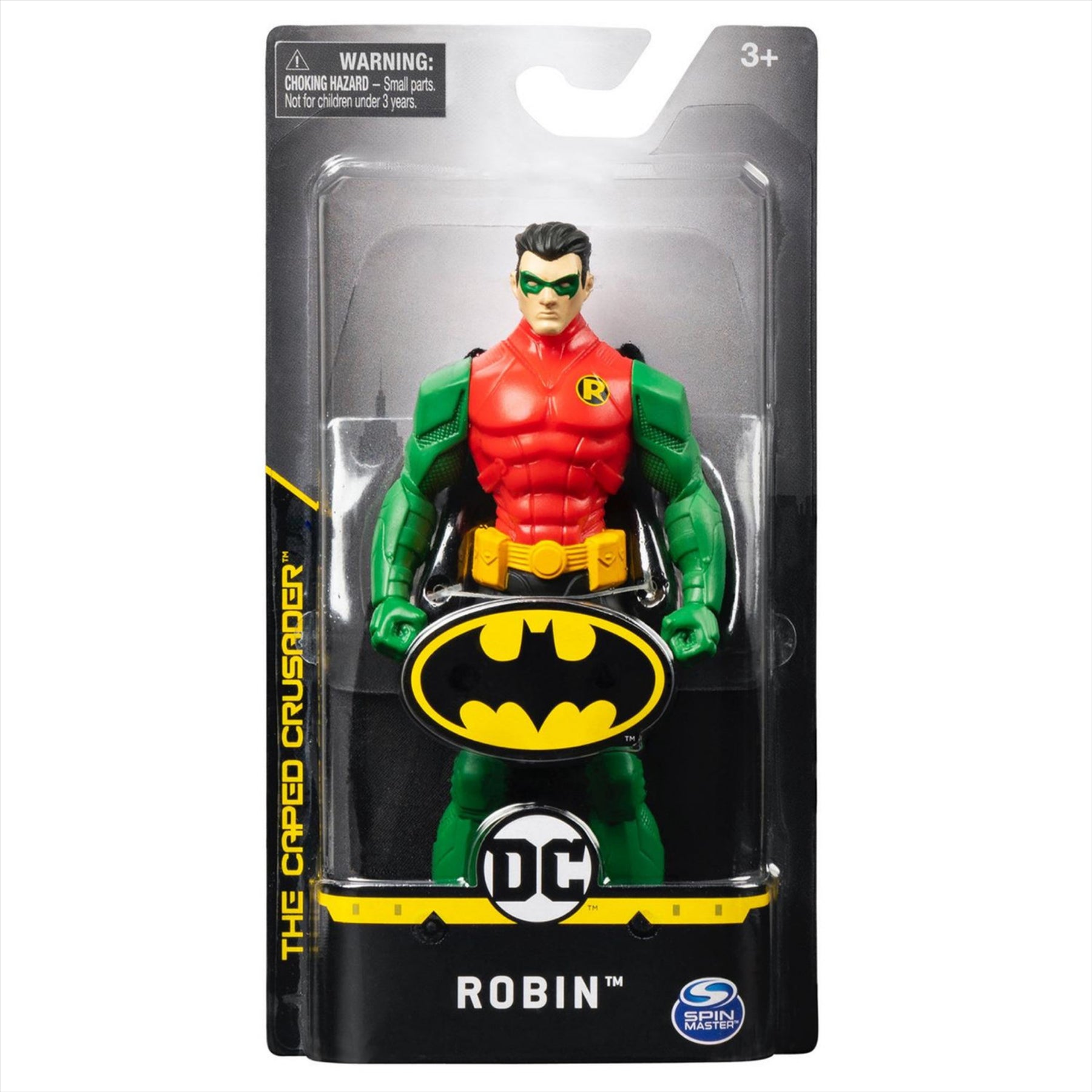 DC Comics Batman The Caped Crusader Batman and Robin 15cm Collectible Toy Articulated Action Figures - Twin Pack - Toptoys2u