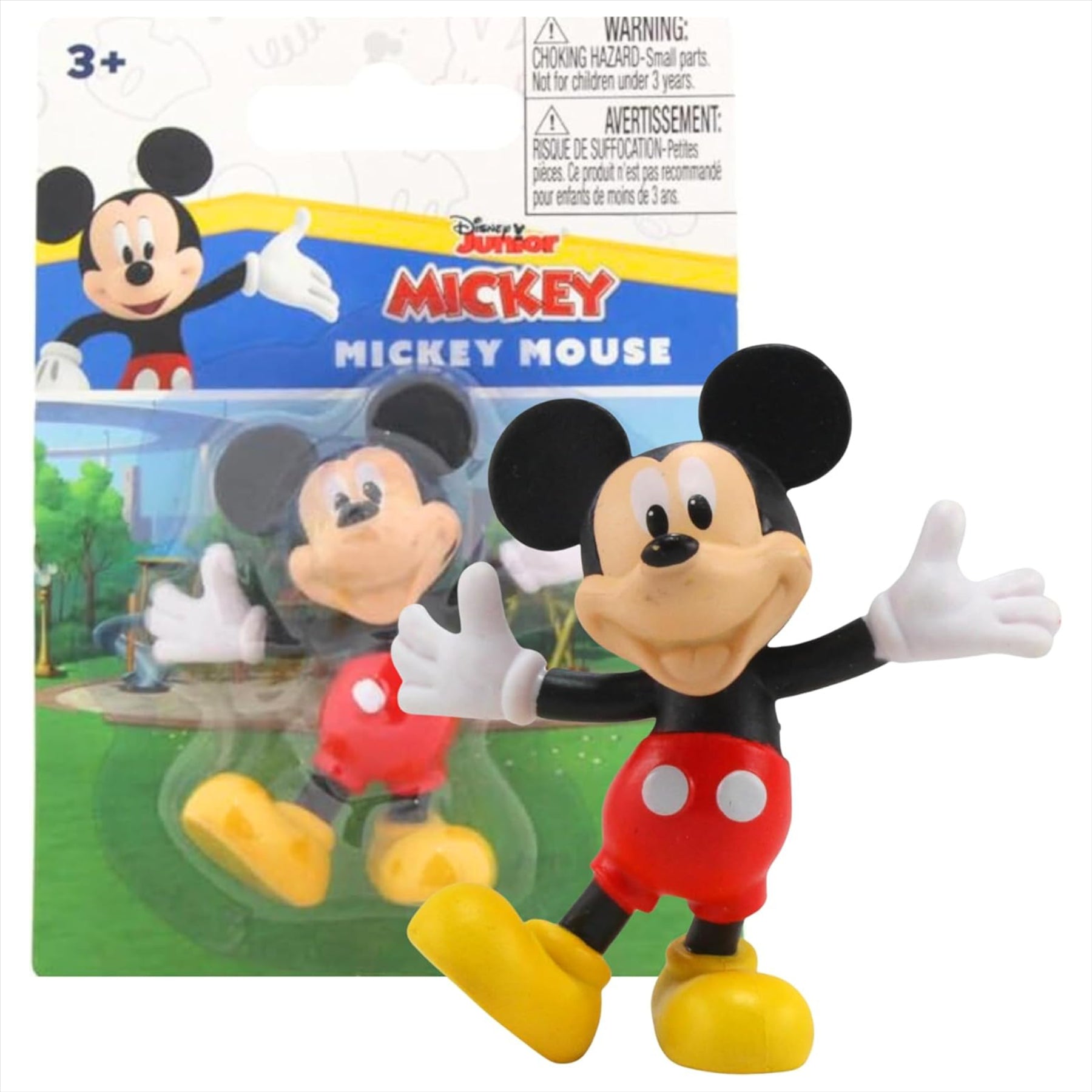 Disney Mickey Mouse, Pluto, and Donald Duck 6cm Collectible Miniature Figures Perfect as Cake Toppers - Pack of 4 - Toptoys2u