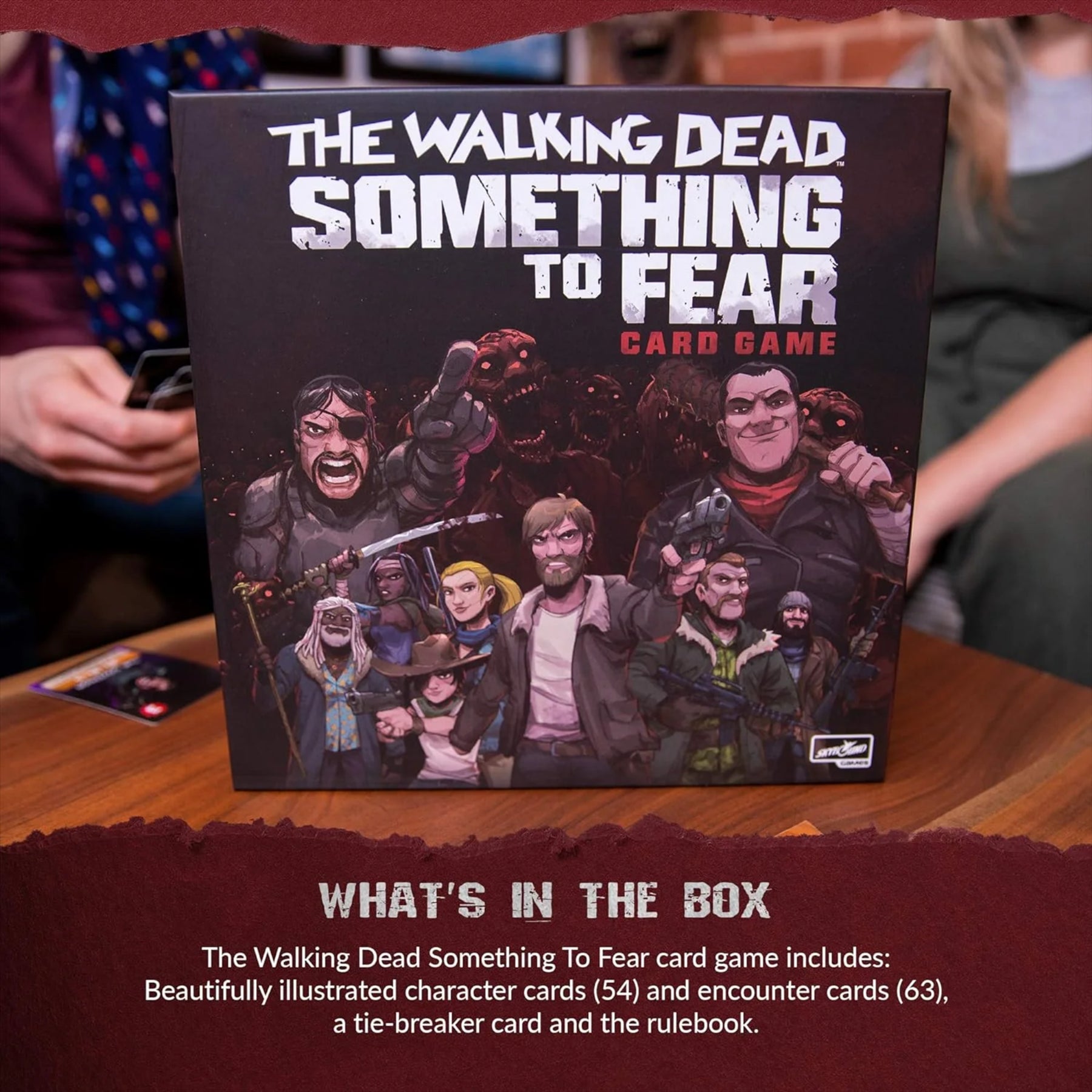 The Walking Dead Something to Fear Illustrated Card Game for 2-6 Players - Toptoys2u