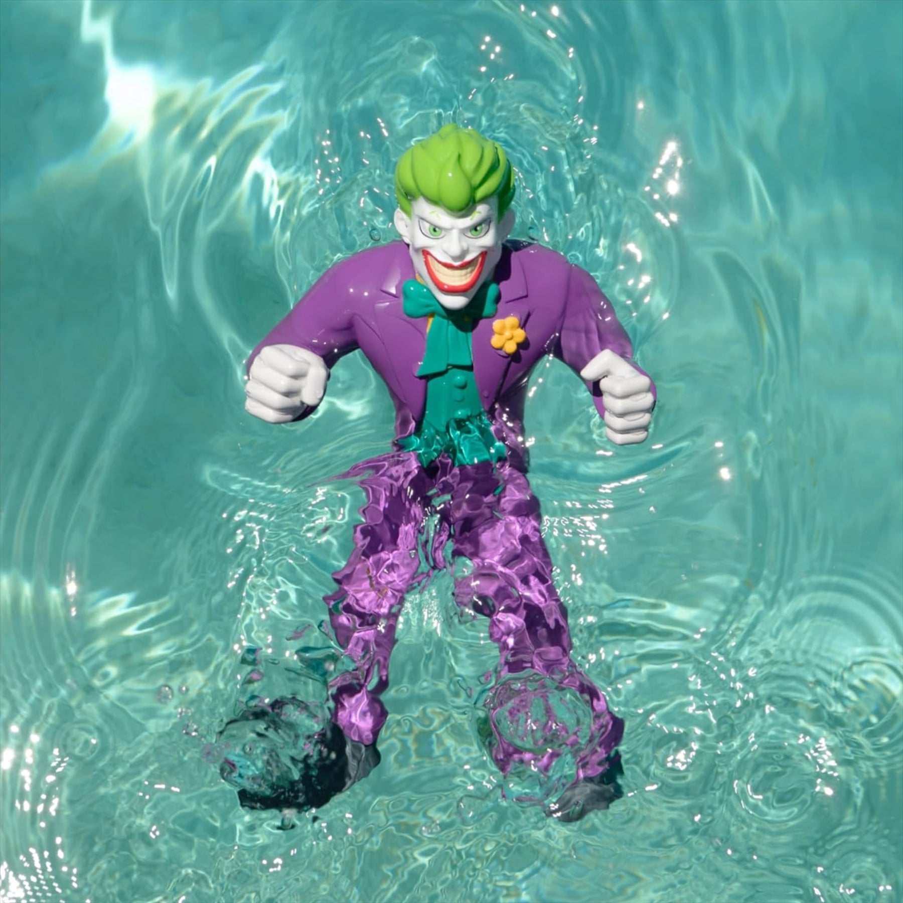 DC Comics Floatin' Figures The Joker Floating 20cm Action Figure Bath and Pool Toy - Toptoys2u