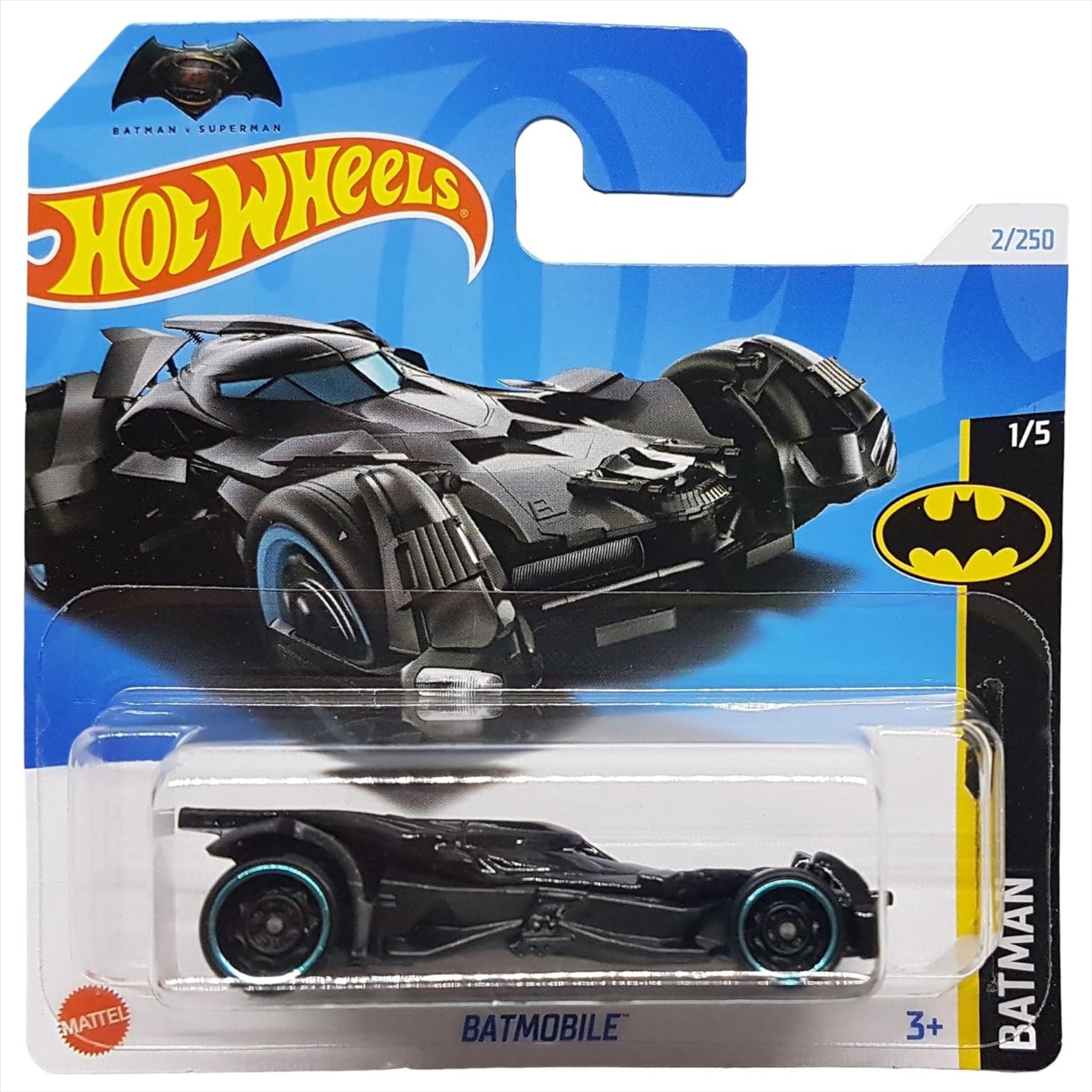 Hot Wheels DC Universe Batman vs Superman Batmobile 1:64 Scale Diecast Model Car 1/5 - Toptoys2u