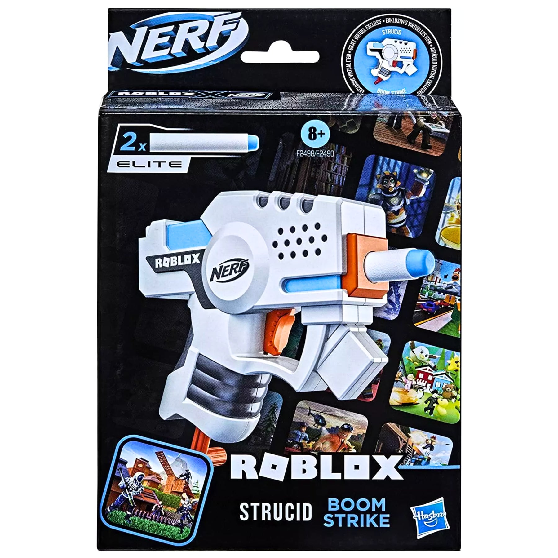 Nerf 6 Piece Tactical Supply Bundle - Backpack, Water Bottle, 3x Blind Bags, and Roblox Boom Strike Blaster - Toptoys2u