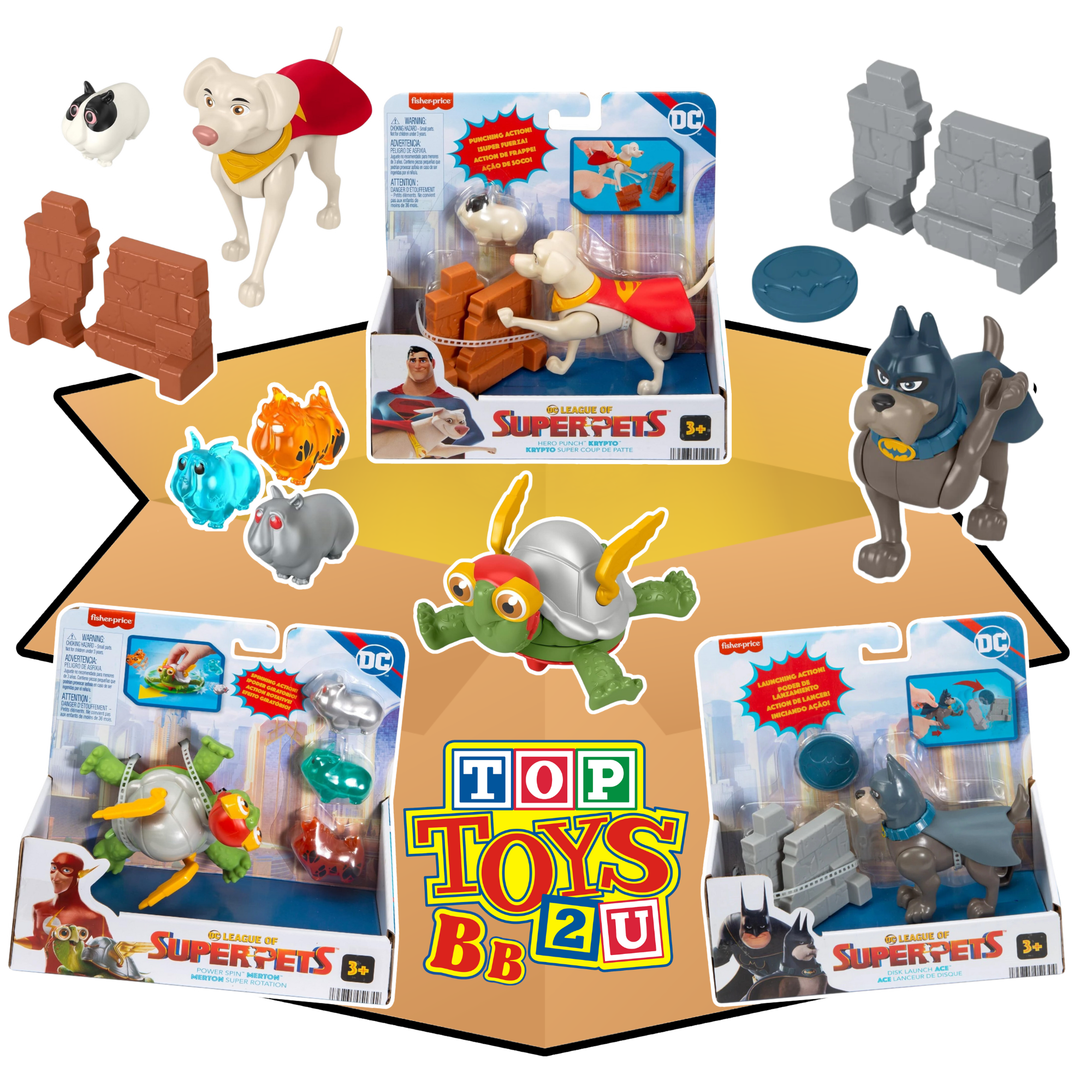 Toptoys2u DC League of Superpets Bargain Bundles - Toptoys2u