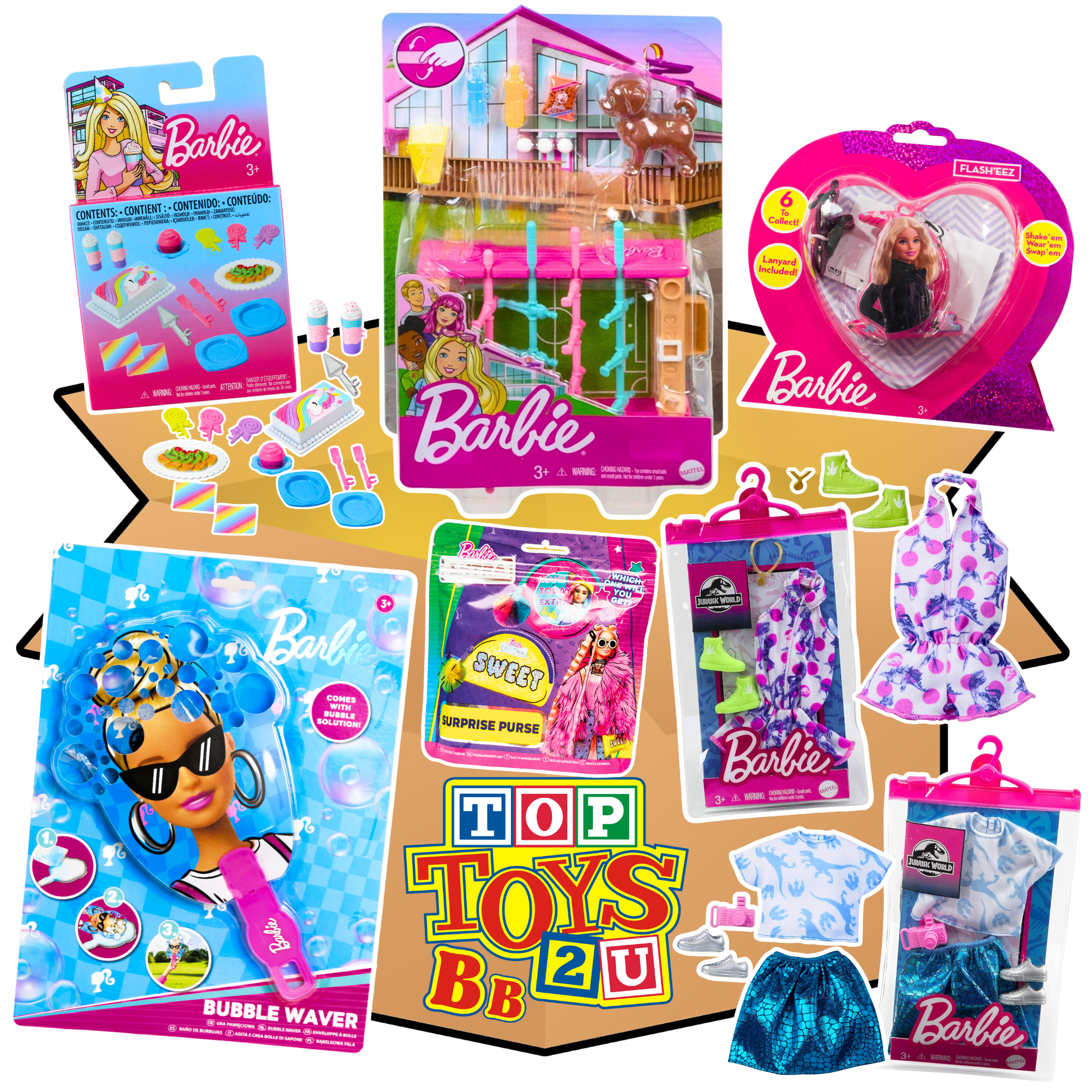 Toptoys2u Barbie Prebuilt Bargain Bundles - Toptoys2u