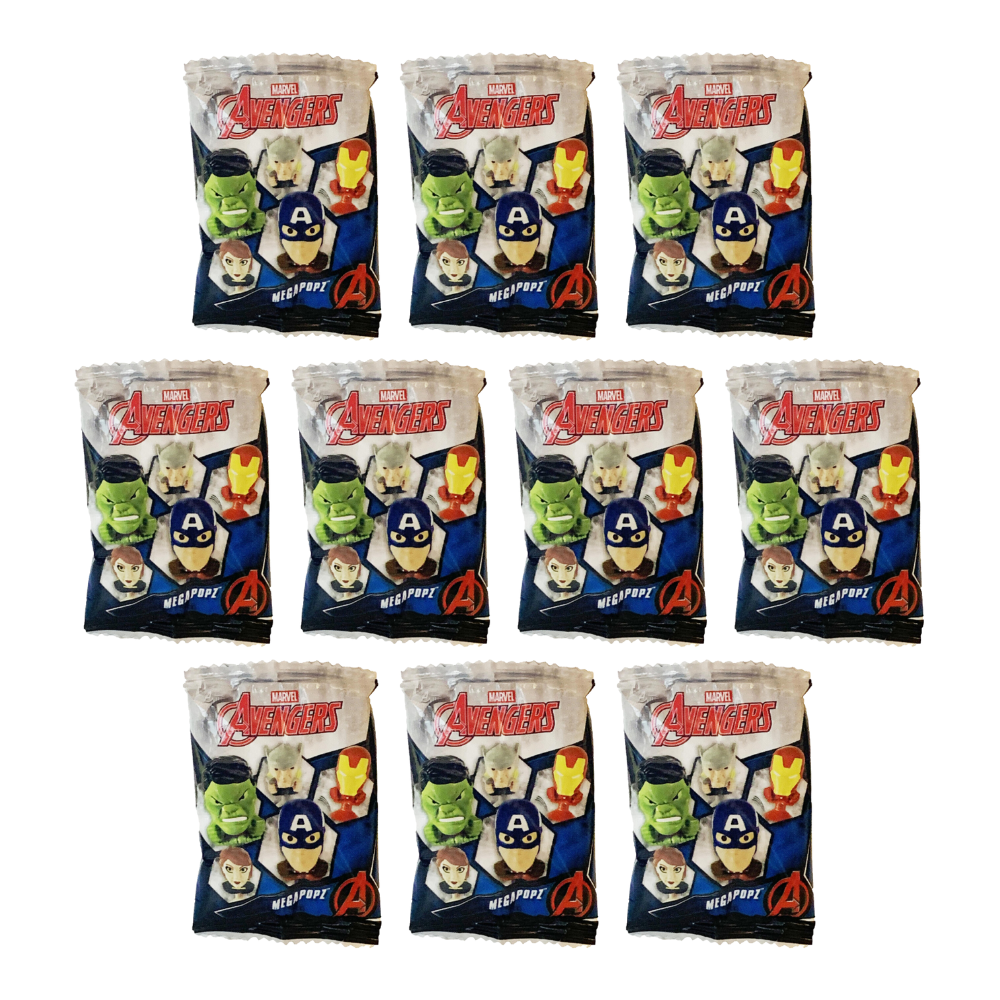 Avengers Megapopz Figure Heads Party Blind Suprise Bag Pack of 10 - Toptoys2u