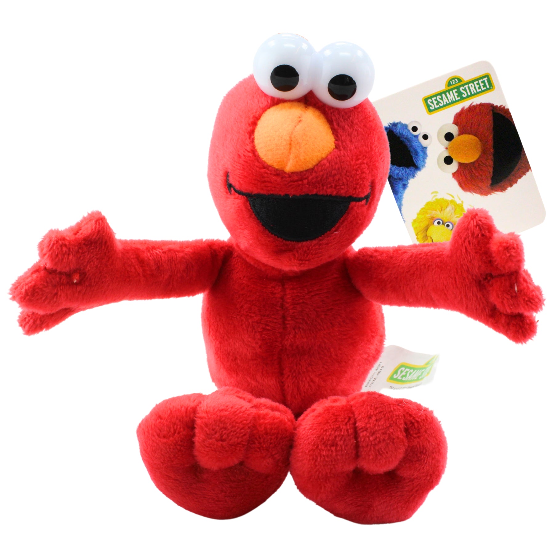 Sesame Street - Elmo 8" and Cookie 6" Super Soft Plush Toys - Twin Pack - Toptoys2u