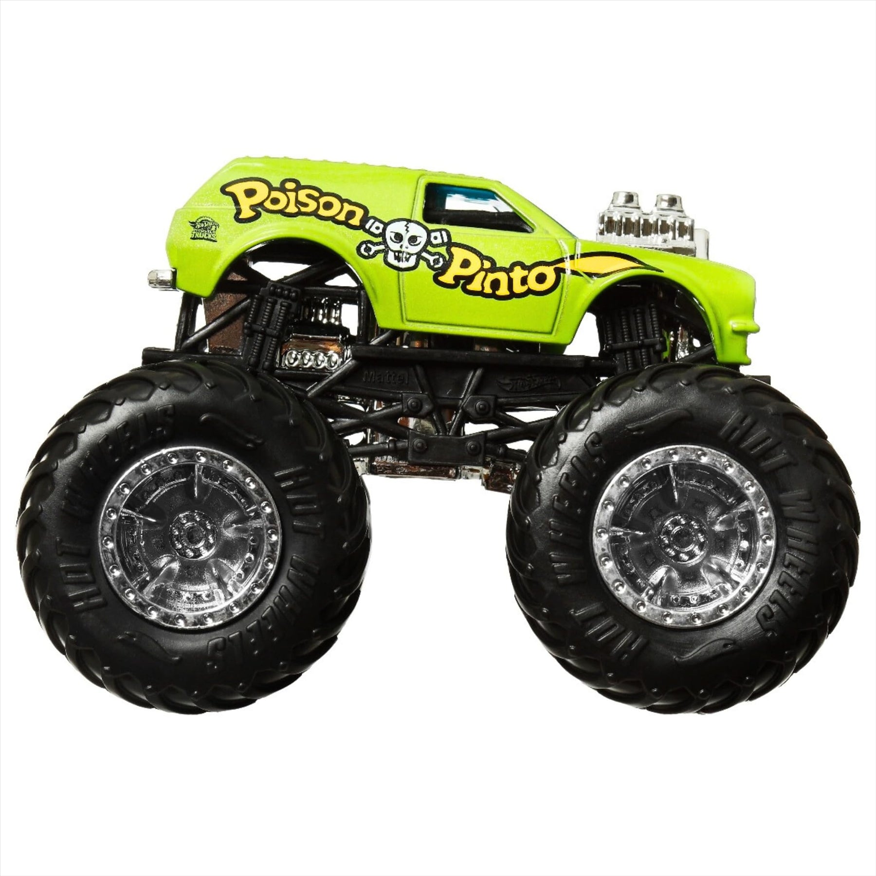 Hot Wheels Monster Trucks Crash Legends 4/6 Poison Pinto Collectible Toy 1:64 Scale Diecast Model Vehicle - HTM31 - Toptoys2u