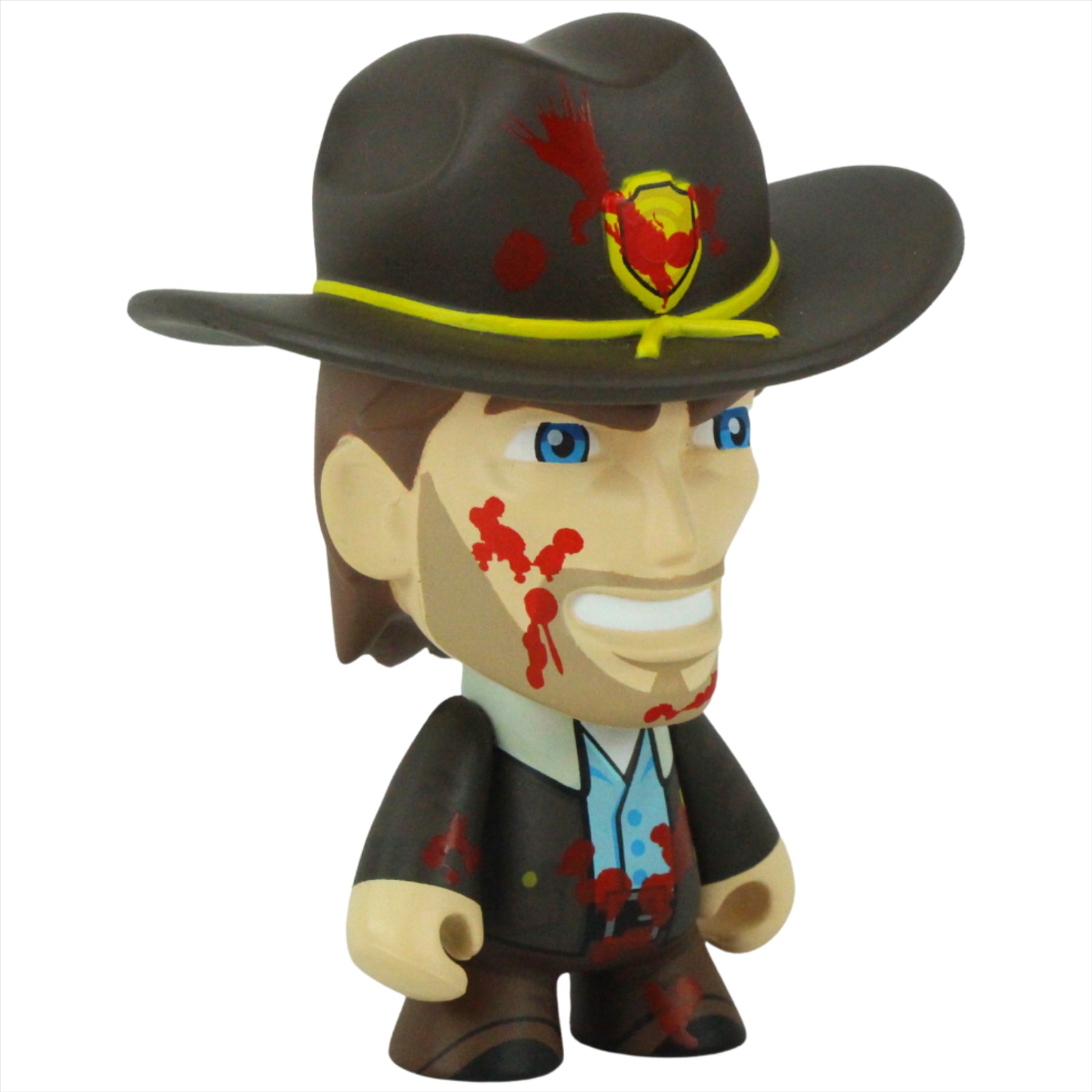 Skybound Minis Series 1 - Bloodied Rare Rick Grimes 3" 8cm Articulated Collectible Figure - Toptoys2u