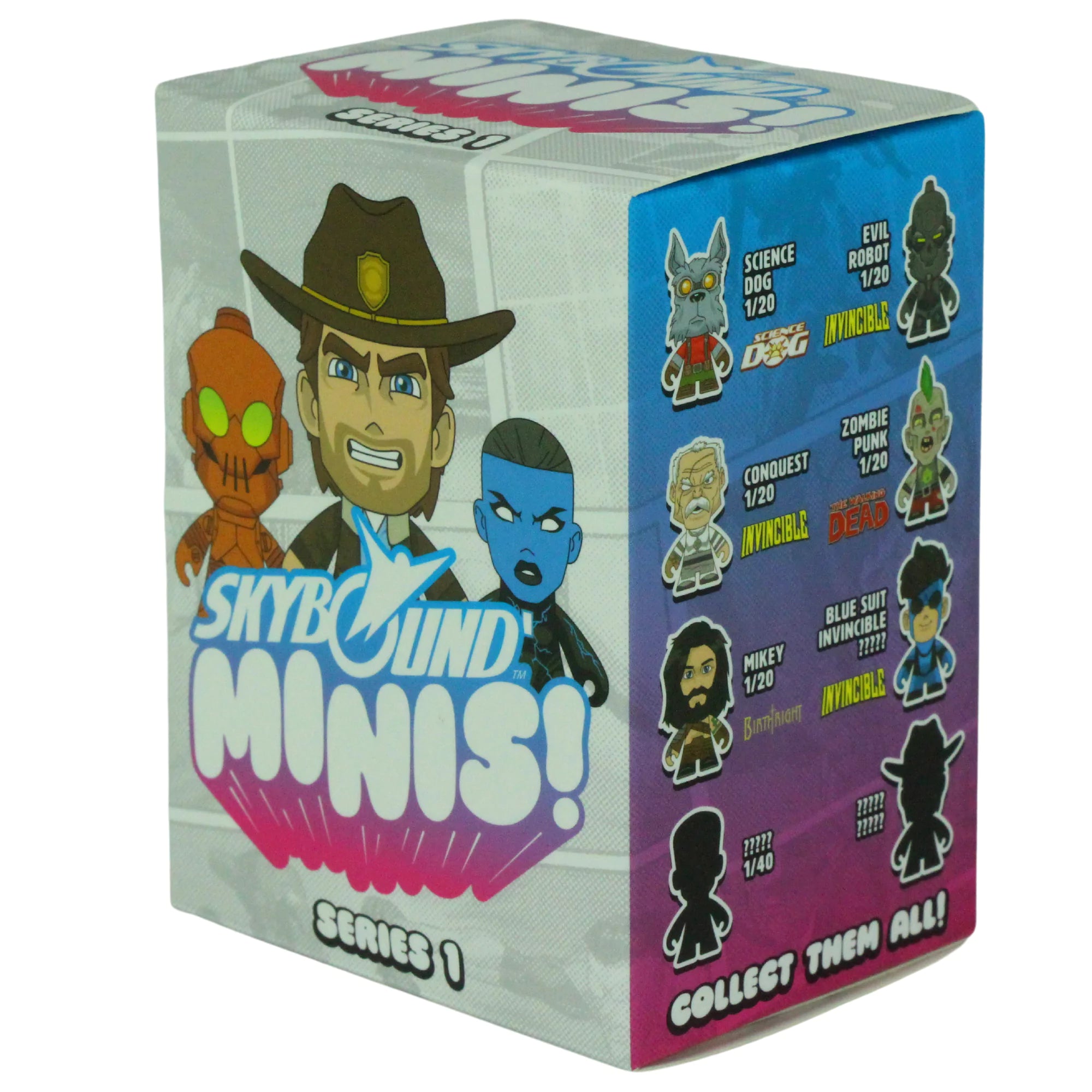 Skybound Minis Series 1 Character Figures, The Walking Dead, Invincible, Science Dog & More Blind Box Party Favours - Pack of 2 - Toptoys2u