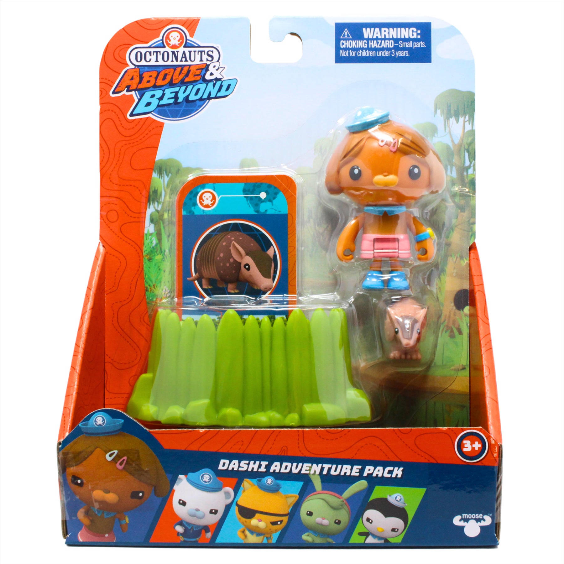 Octonauts Above and Beyond Captain Barnacles 20cm Plush and Dashi Adventure Pack Action Figure Playset - Toptoys2u