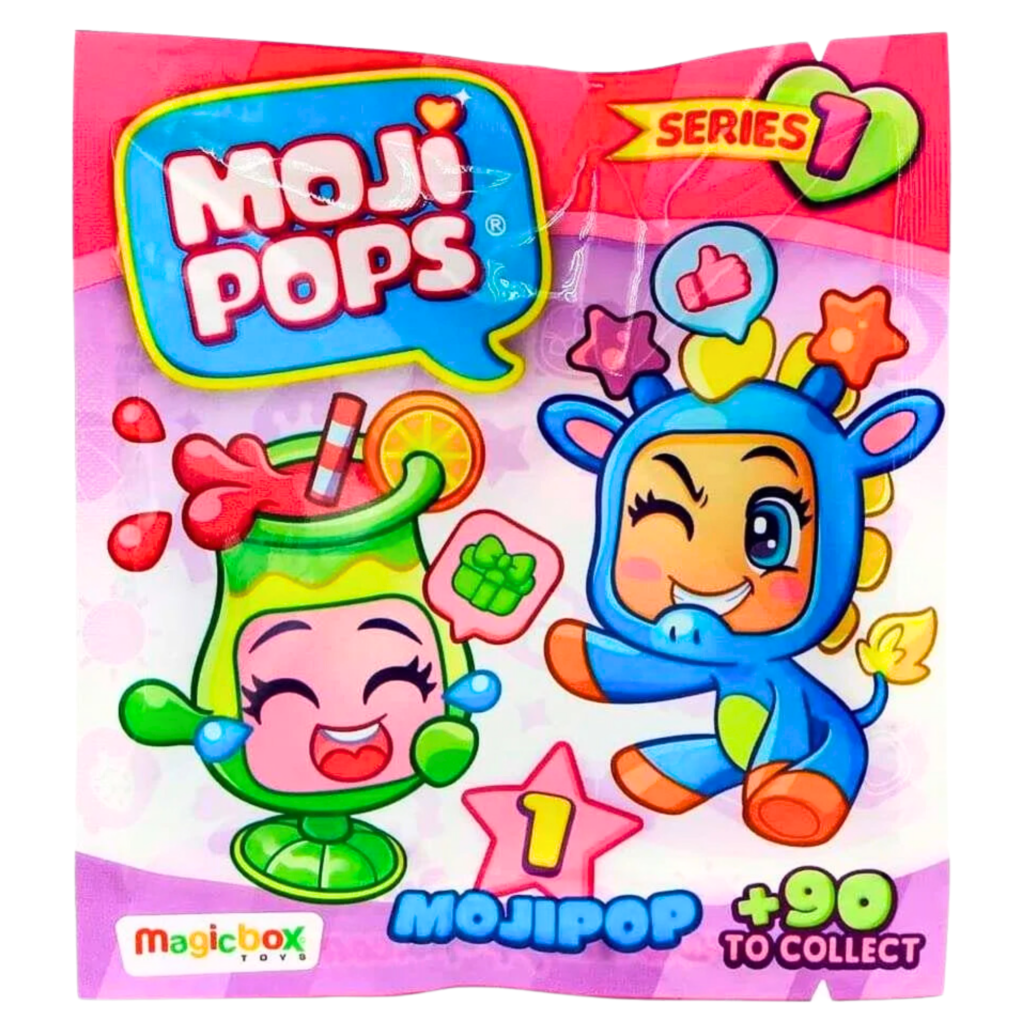 Moji Pops Series 1 Collectible Mystery Miniature Toy Figure Blind Bag - Toptoys2u