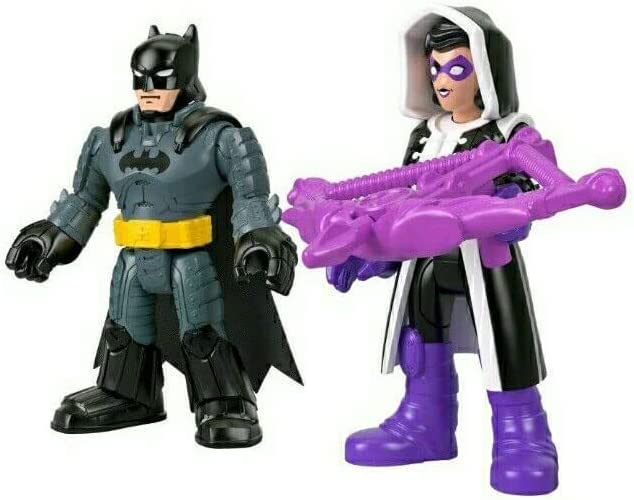 Fisher-Price Imaginext DC Super Friends 3" 8cm Articulated Action Figures - Batman, Huntress & Batman, Firefly - Twin Packs - Toptoys2u