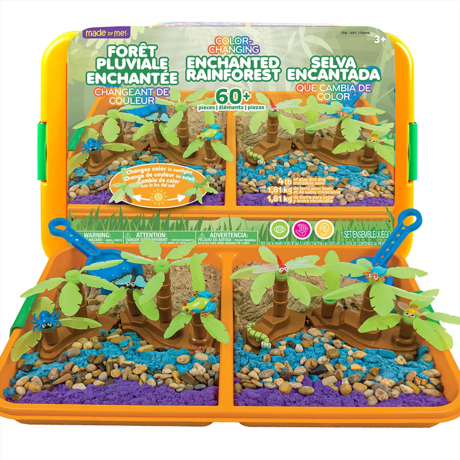 Made By Me! 60+ Piece Color-Changing Enchanted Rainforest Sensory Toy Playset - Toptoys2u