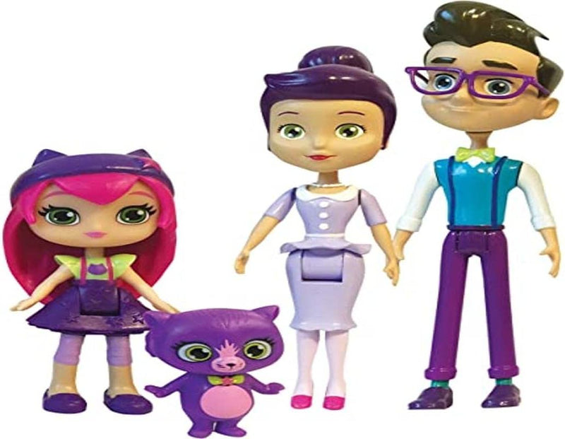 Little Charmers Hazel Family Pack of all 4 Figures Hazel, Mom, Dad and Puppy Seven - Toptoys2u