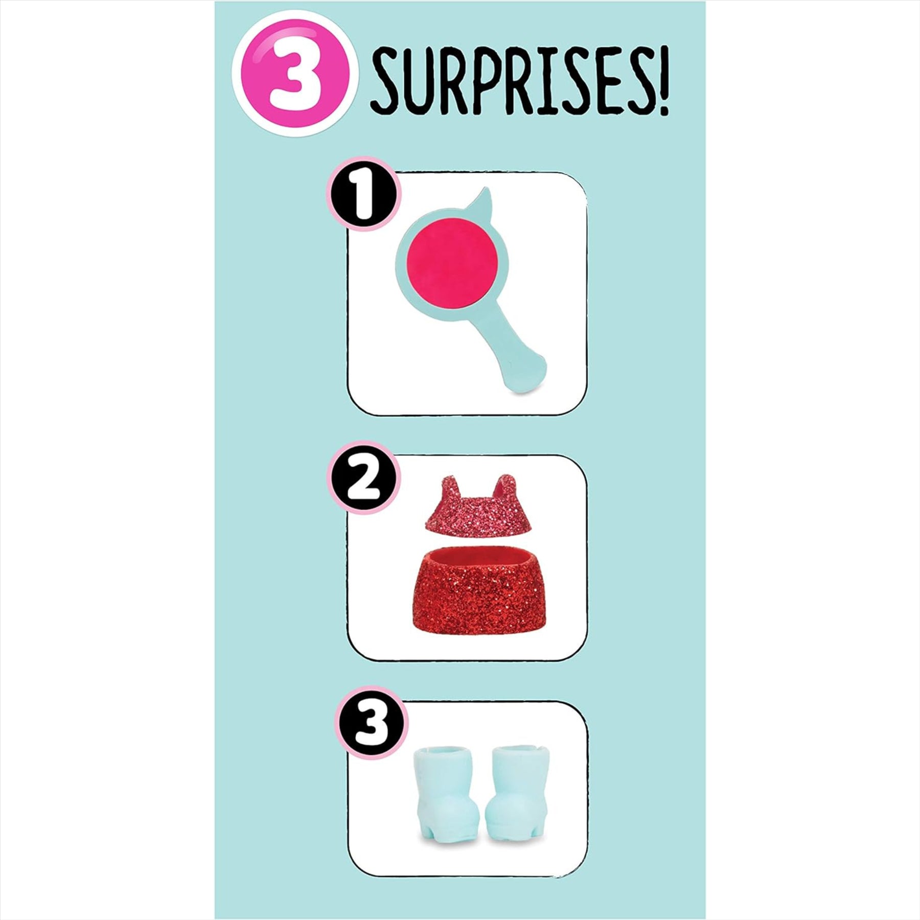 LOL Surprise Fashion Crush Eye Spy Series Blind Accessory Capsule Set - 3 Surprises Per Capsule - Pack of 4 - Toptoys2u