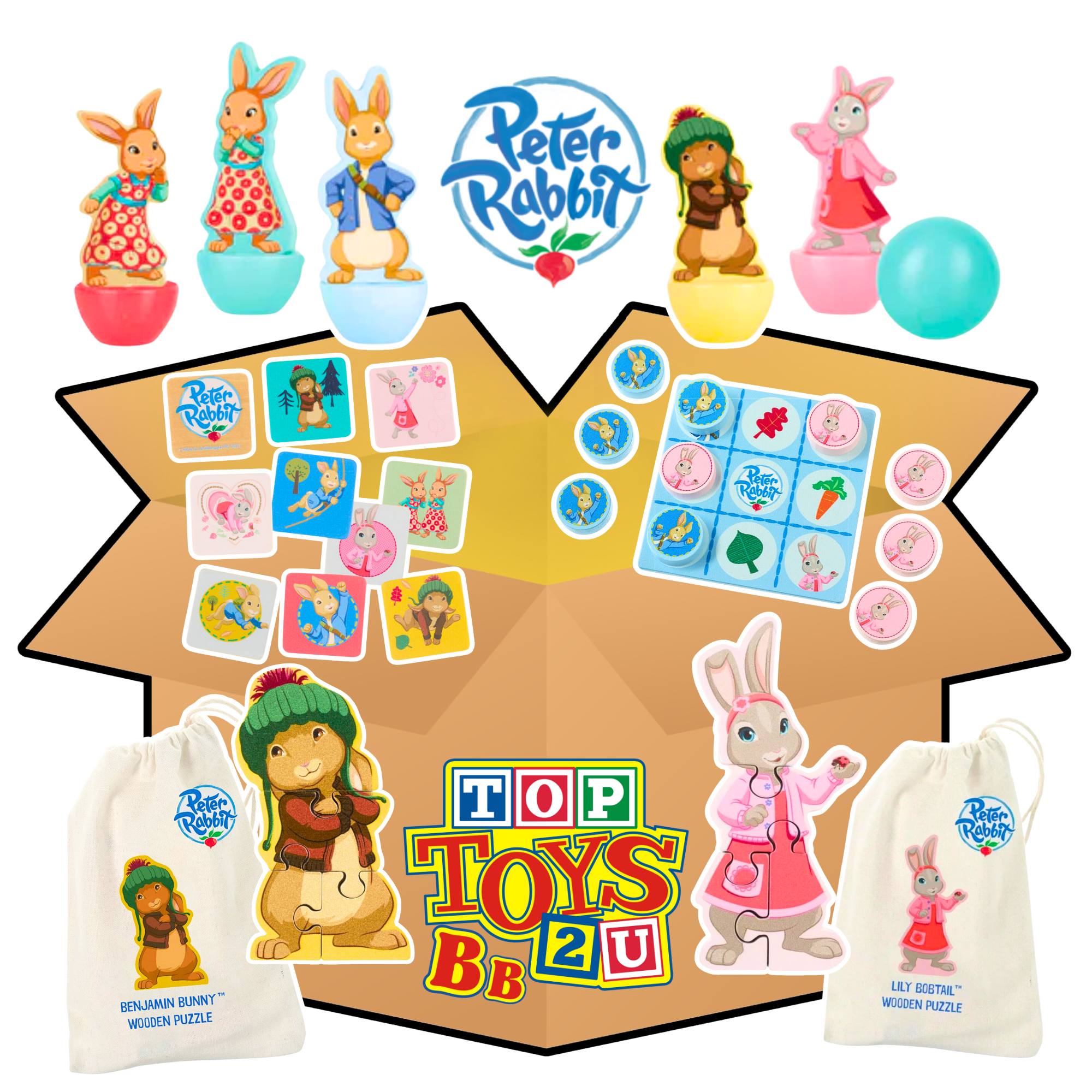 Toptoys2u Peter Rabbit Prebuilt Bargain Bundles - Toptoys2u