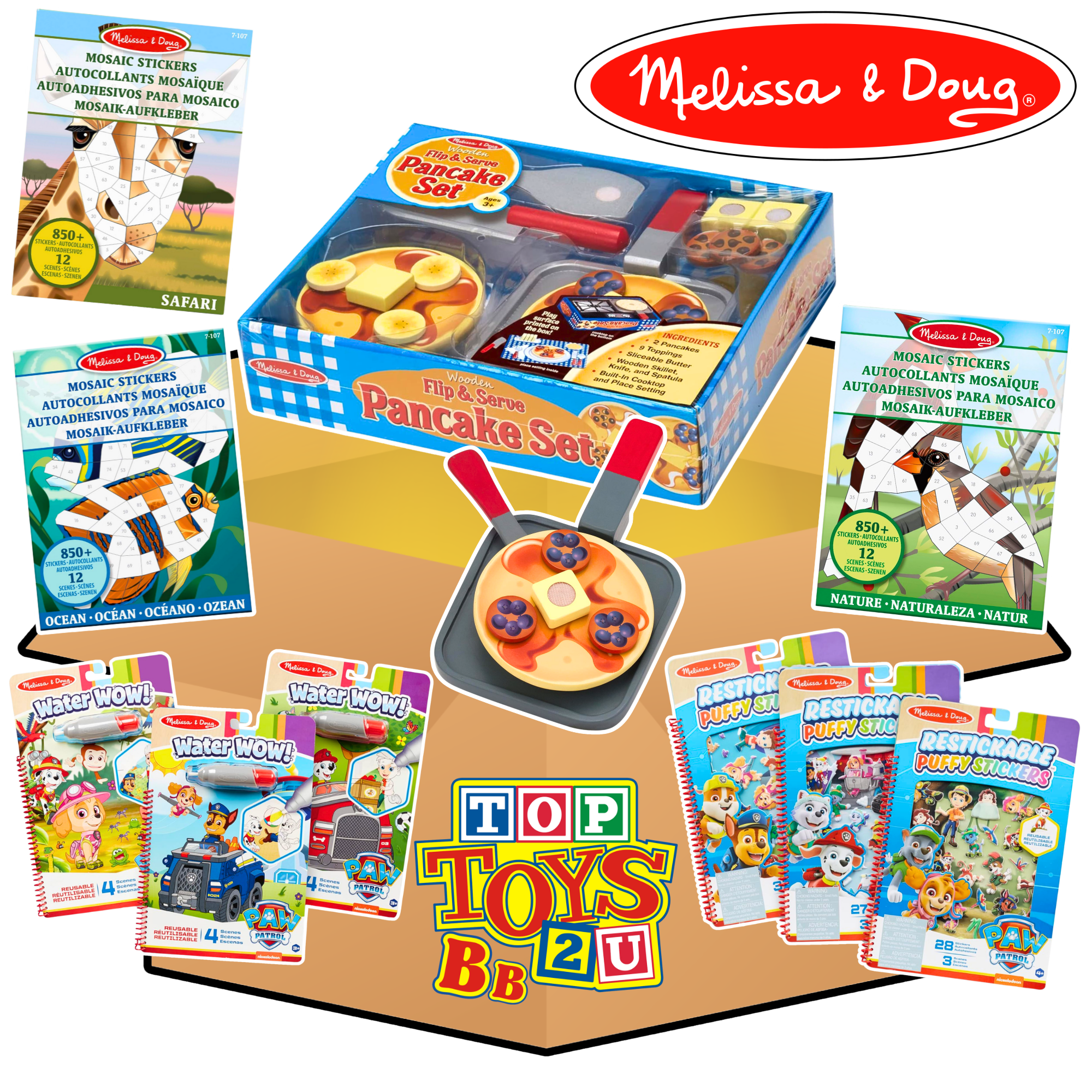 Toptoys2u Melissa & Doug Prebuilt Bargain Bundles - Toptoys2u