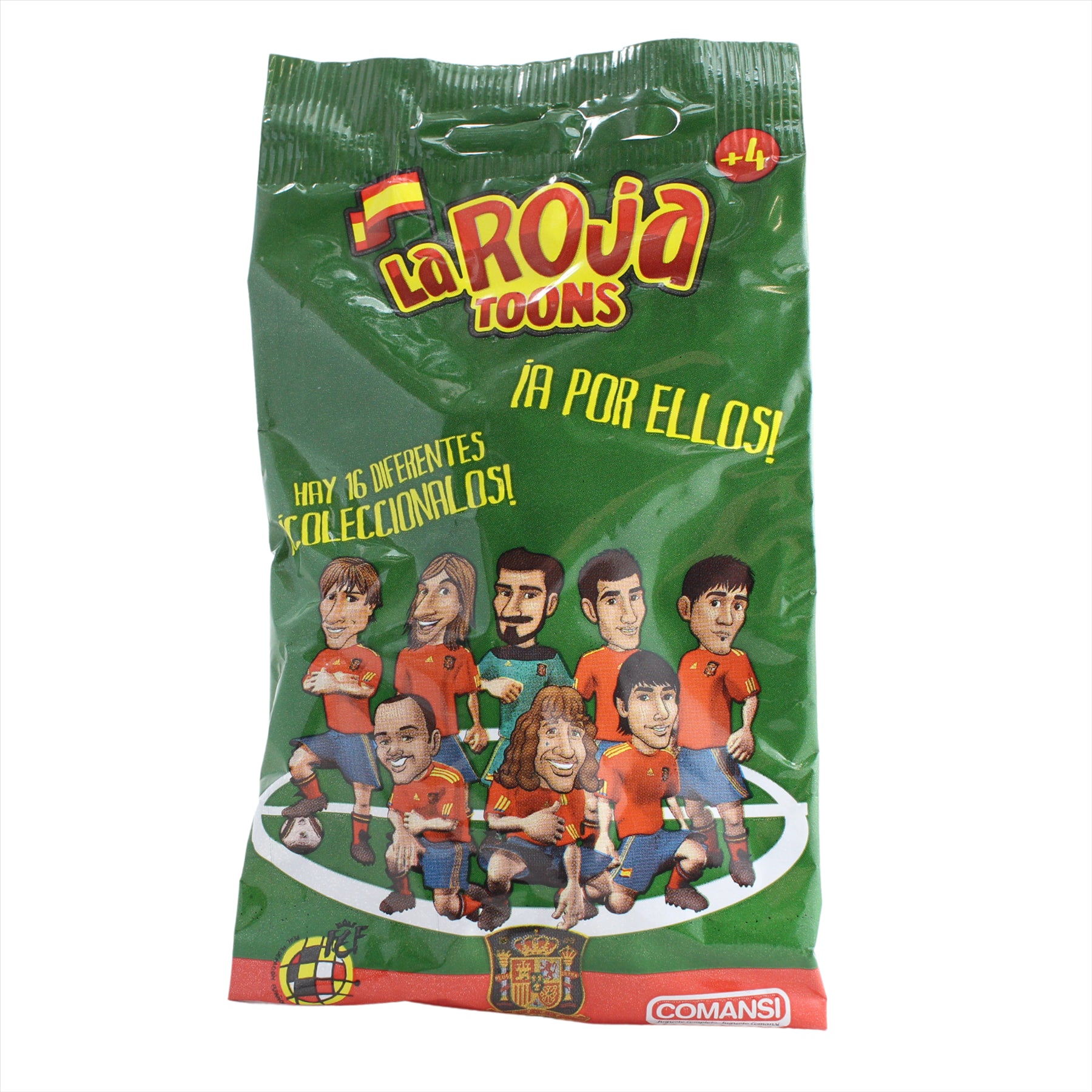 Comansi La Roja Toons - Spanish Football Team Figure Blind Bags - Pack of 5 - Toptoys2u