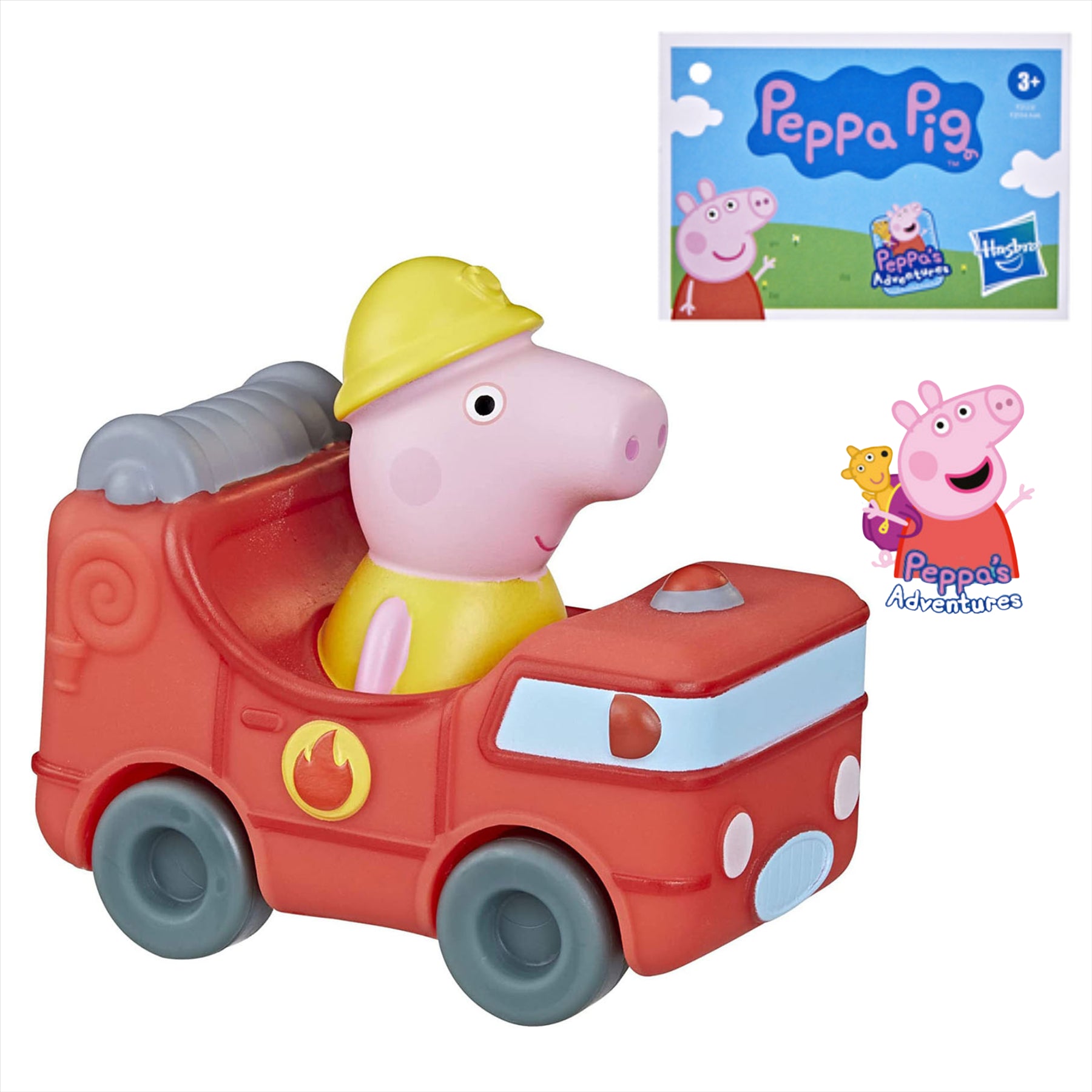 Peppa Pig - Little Buggies Play Vehicle Character Car Toys - Suzy Sheep, Freddy Fox & Mummy Pig - Toptoys2u
