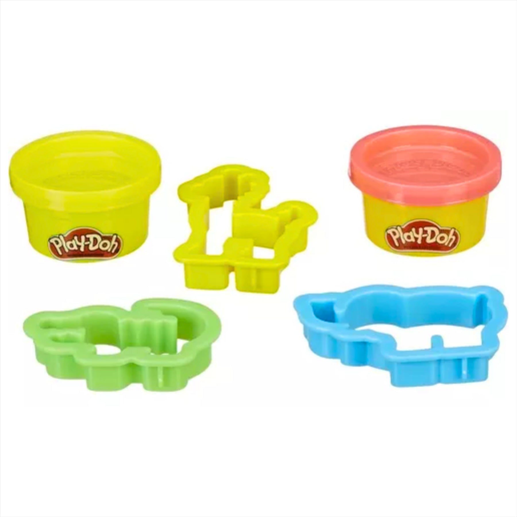 Play-Doh: Animal Shapes - Shape Cutter Set Including 2 Pots of Play-Doh - Toptoys2u