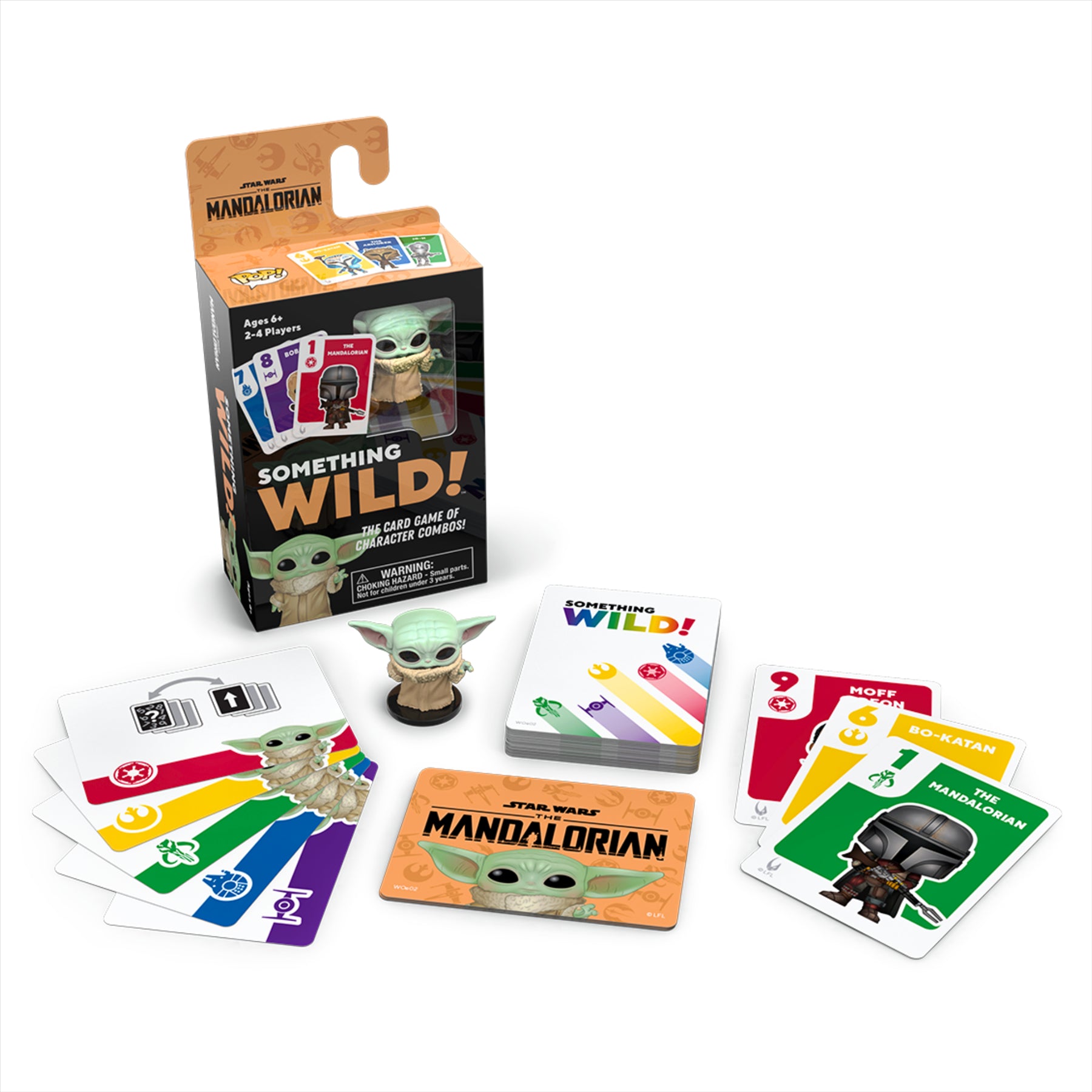 Funko Pop! Star Wars The Mandalorian Something Wild Card Game with Grogu Miniature Figure - Toptoys2u