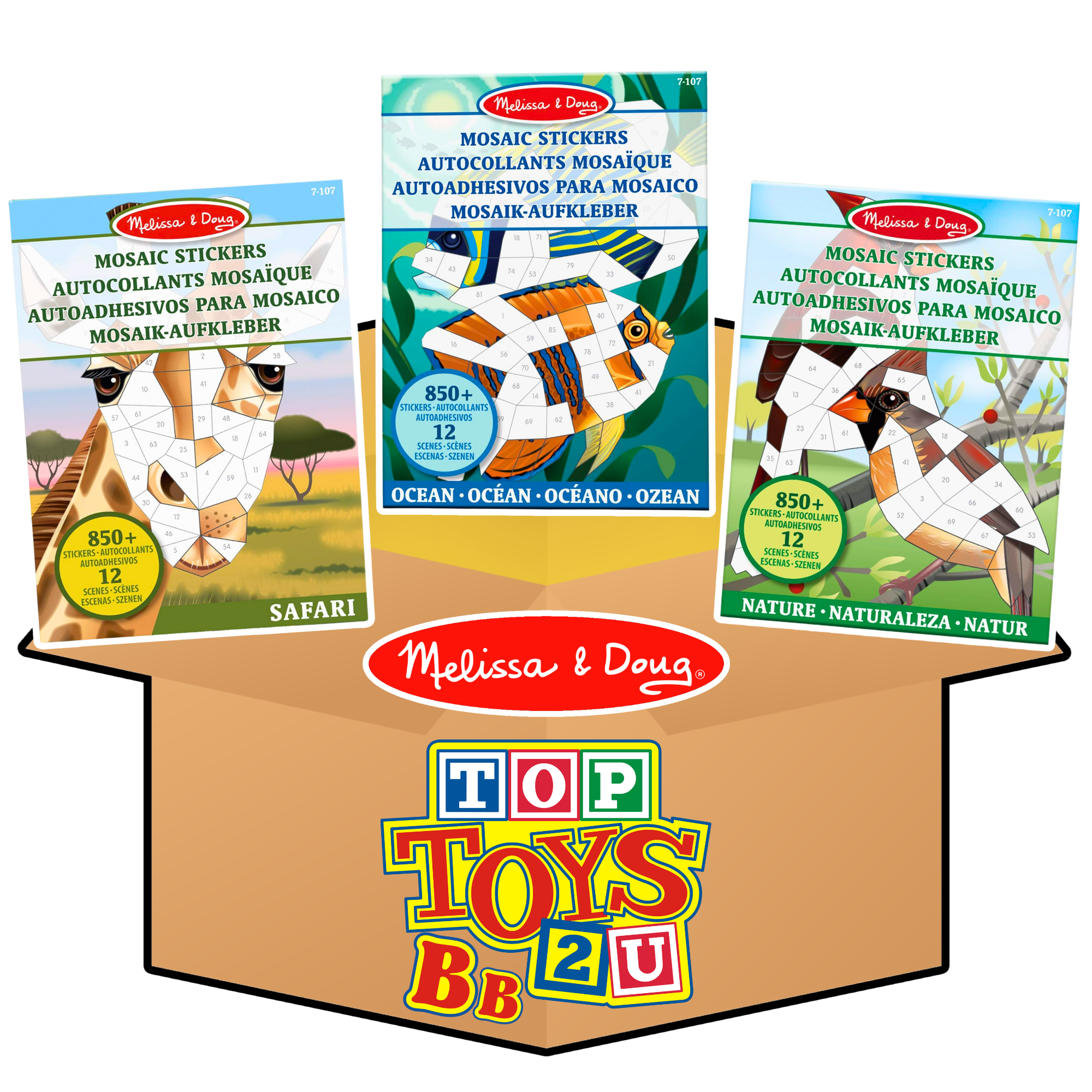 Toptoys2u Melissa & Doug Prebuilt Bargain Bundles - Toptoys2u