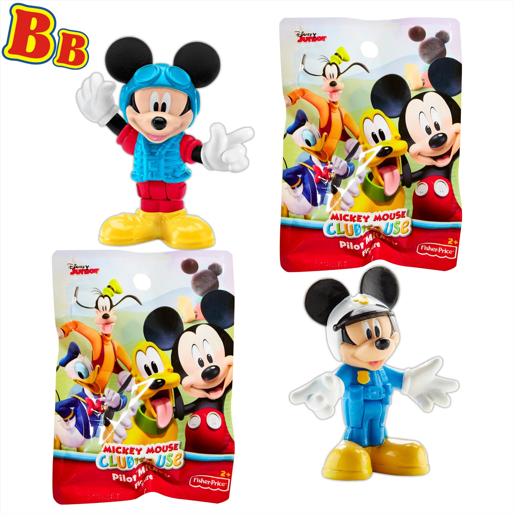 Mickey Mouse Clubhouse Miniature Figures - Pack of 2 - Toptoys2u