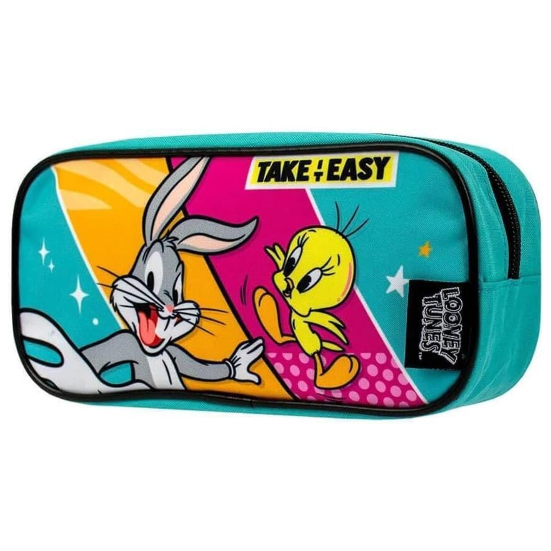 Looney Tunes Bugs Bunny and Tweety Pie School Pencil Case - Toptoys2u