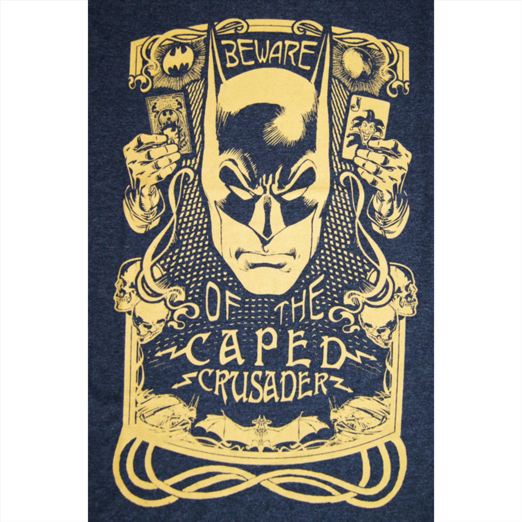 DC Comics Batman Caped Crusader Graphic T-Shirt - Extra Large - Toptoys2u