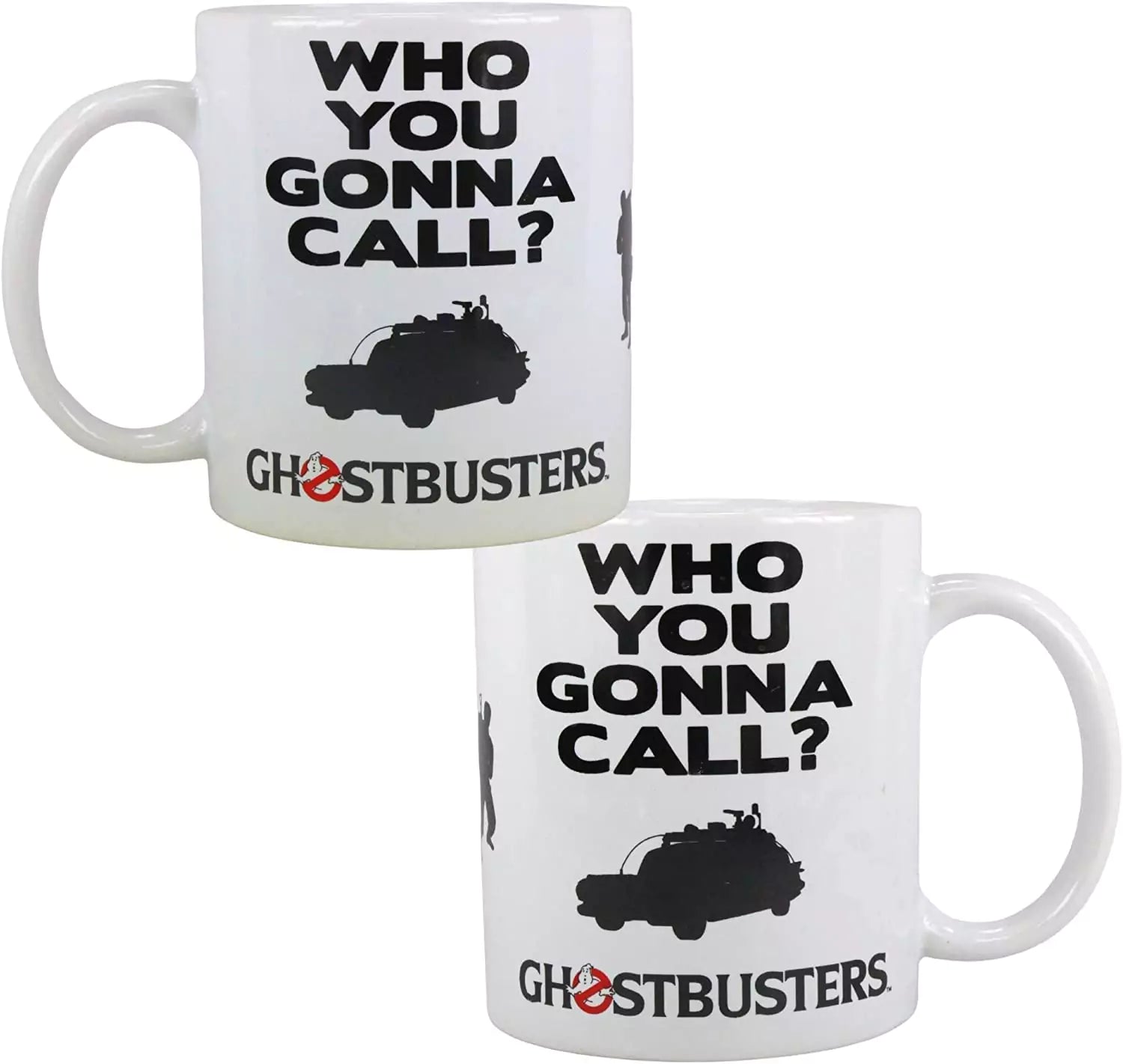 Ghostbusters No Ghost Logo 7" Plush & Who You Gonna Call 330ml Mug Bundle - Toptoys2u
