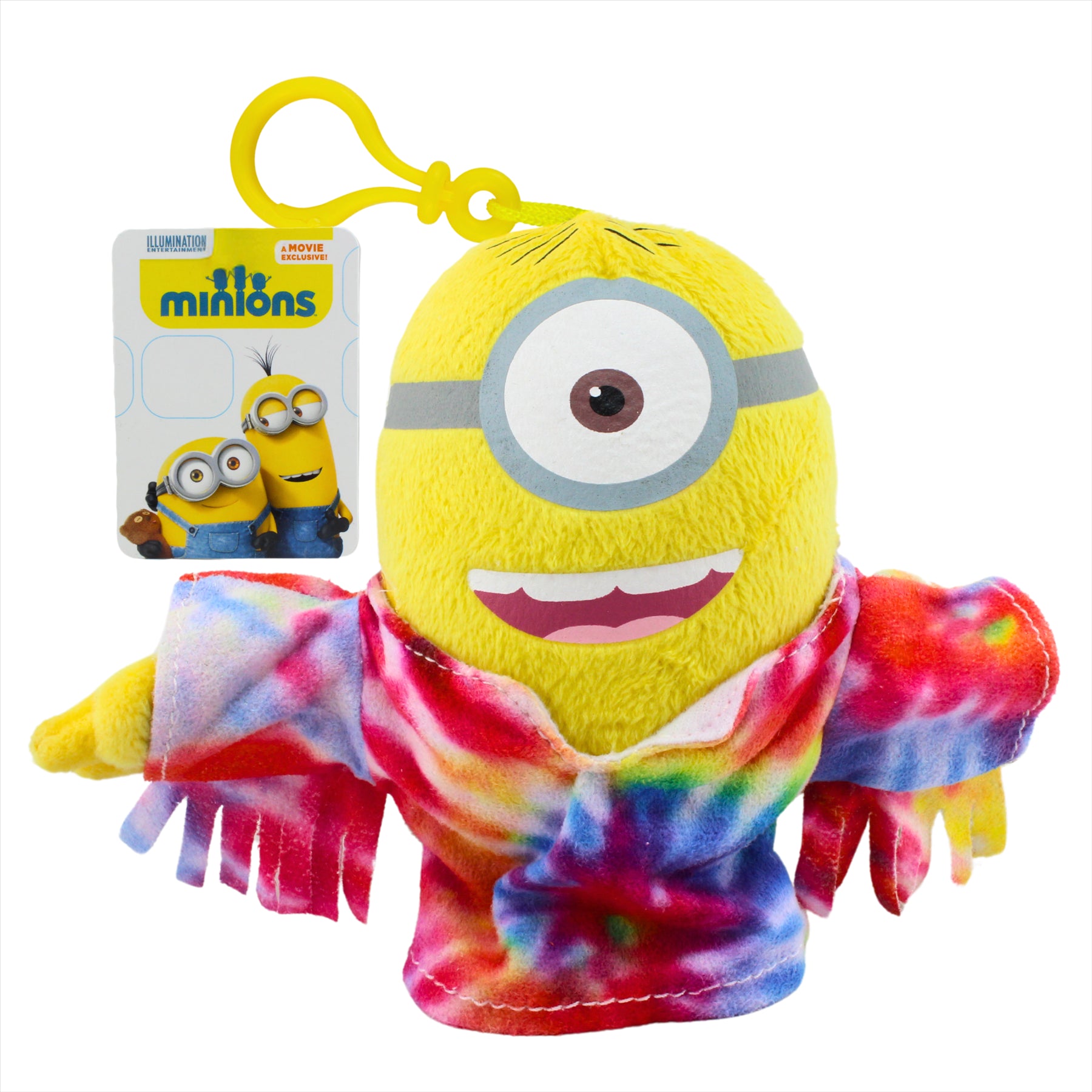 Despicable Me Minions 14cm Super Soft Gift Quality Plush Toy Key Clips - Set 1 Pack of 3 - Toptoys2u